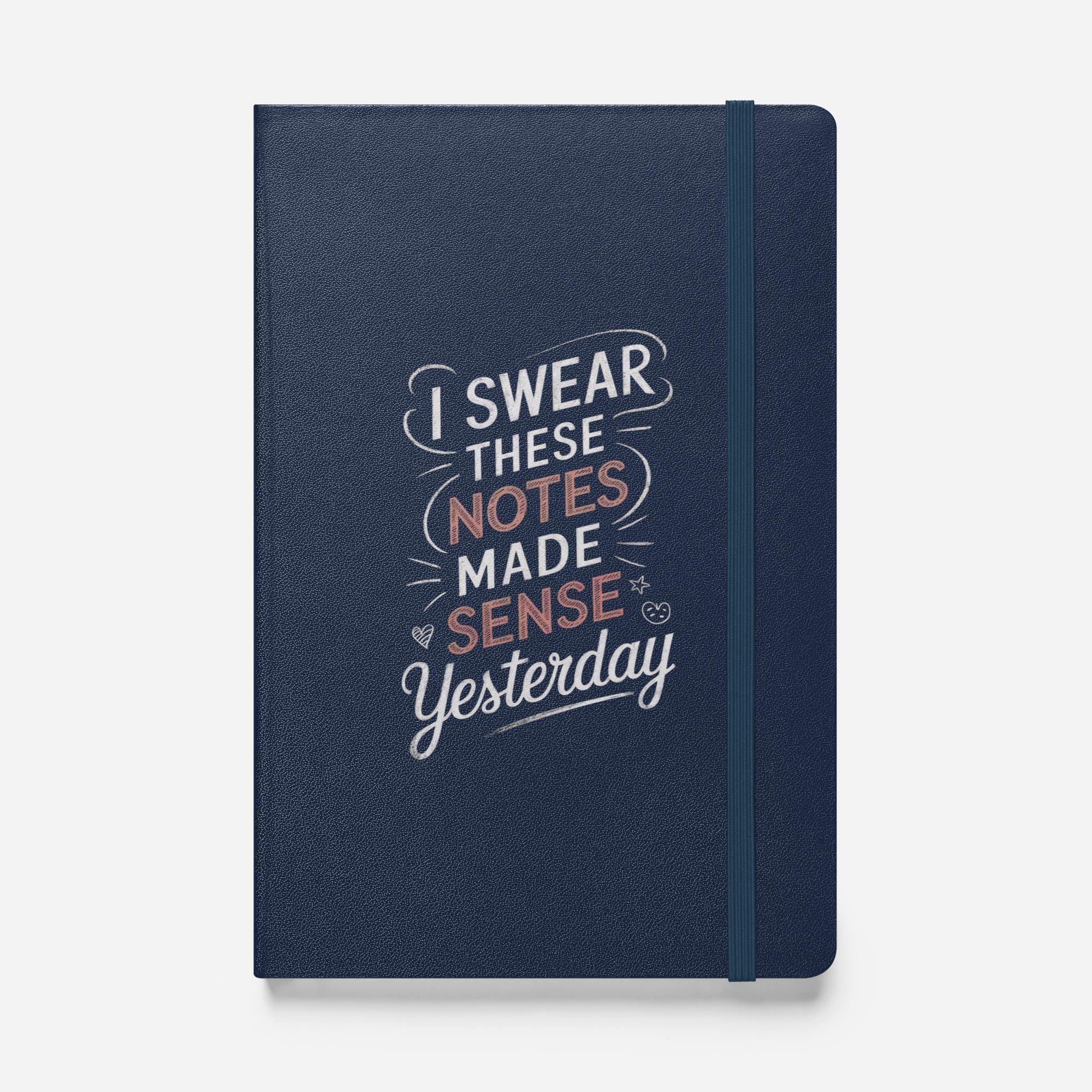 I Swear These Made Sense Yesterday Bound Notebook - Odd Chef