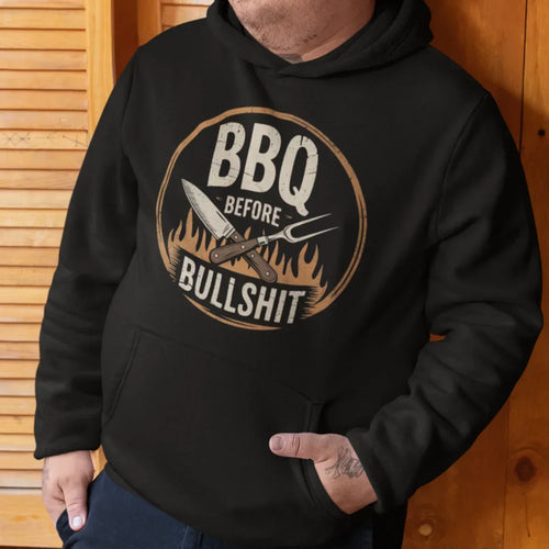 BBQ Before Bullshit Unisex Hoodie - Odd Chef