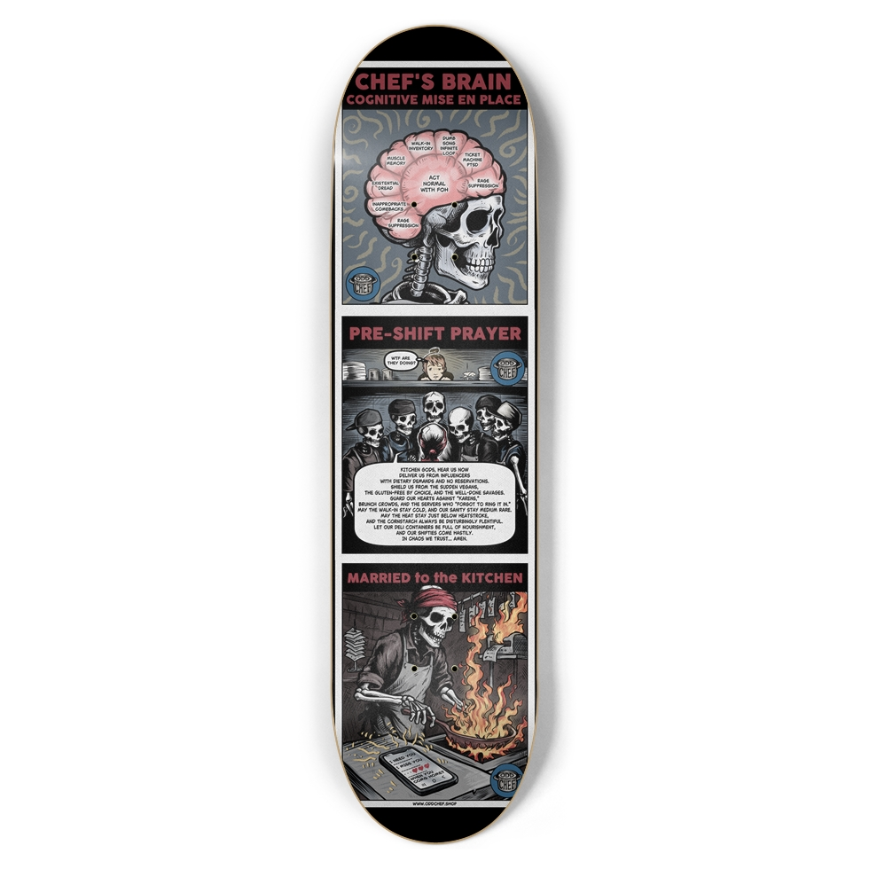 Odd Chef Comic Skateboard Deck