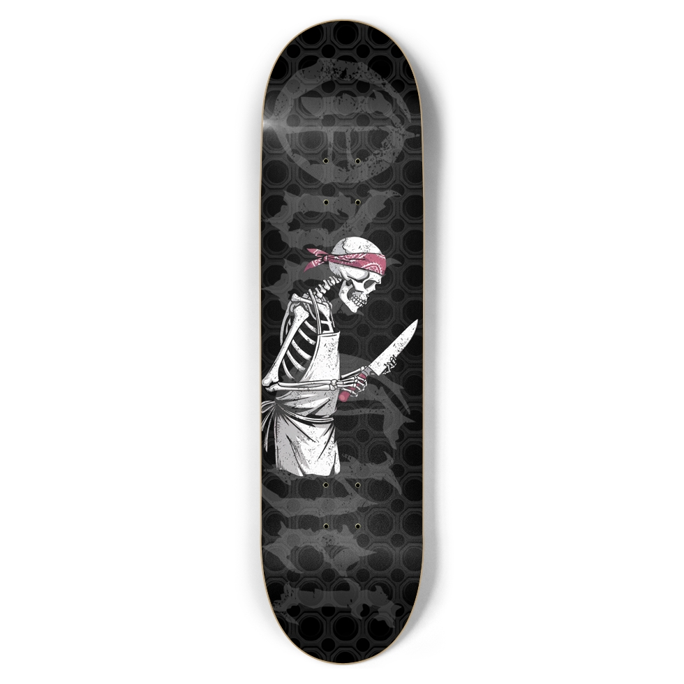 Odd Chef Kitchen Mat Skateboard Deck