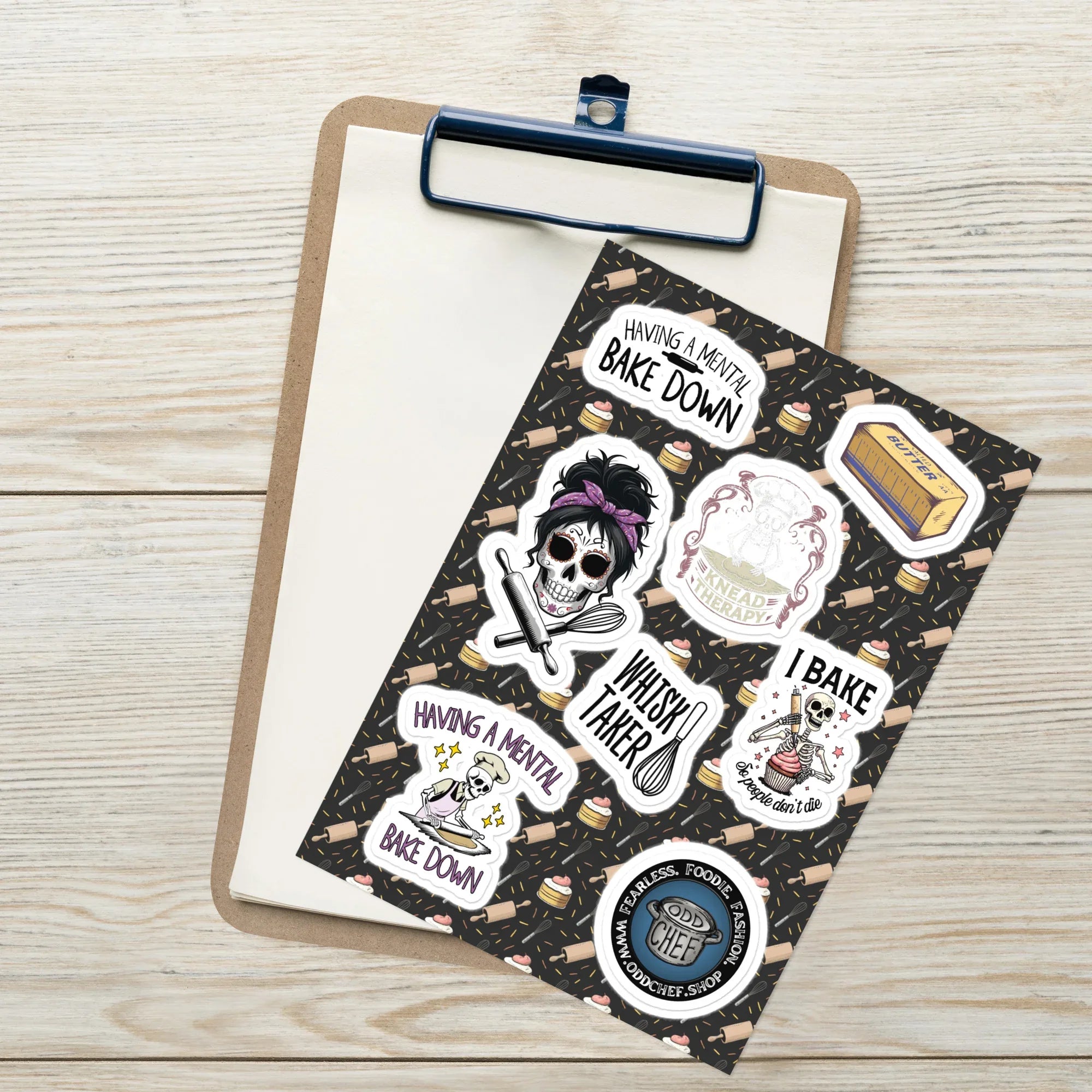 Baker Sticker Sheet - Odd Chef
