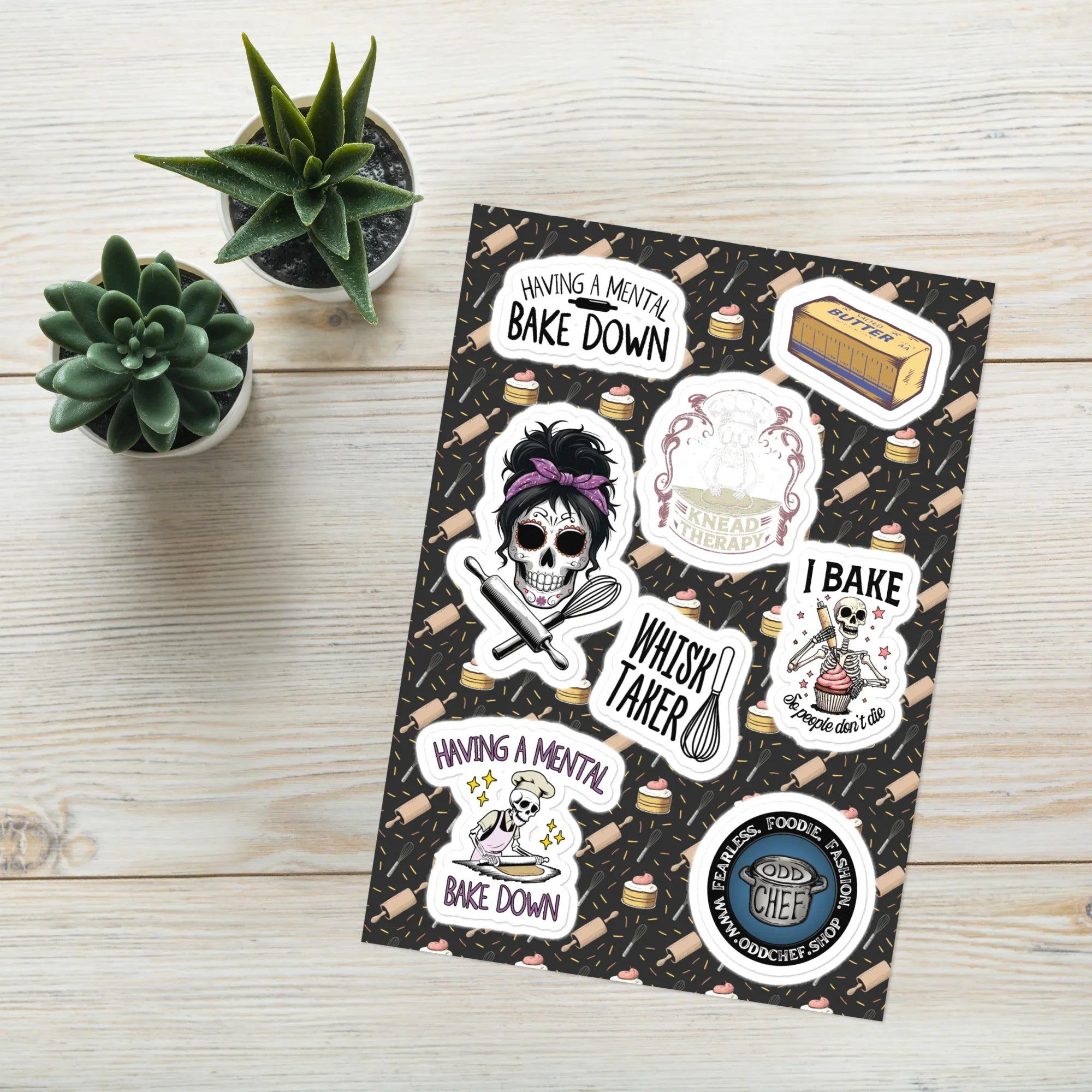 Baker Sticker Sheet - Odd Chef