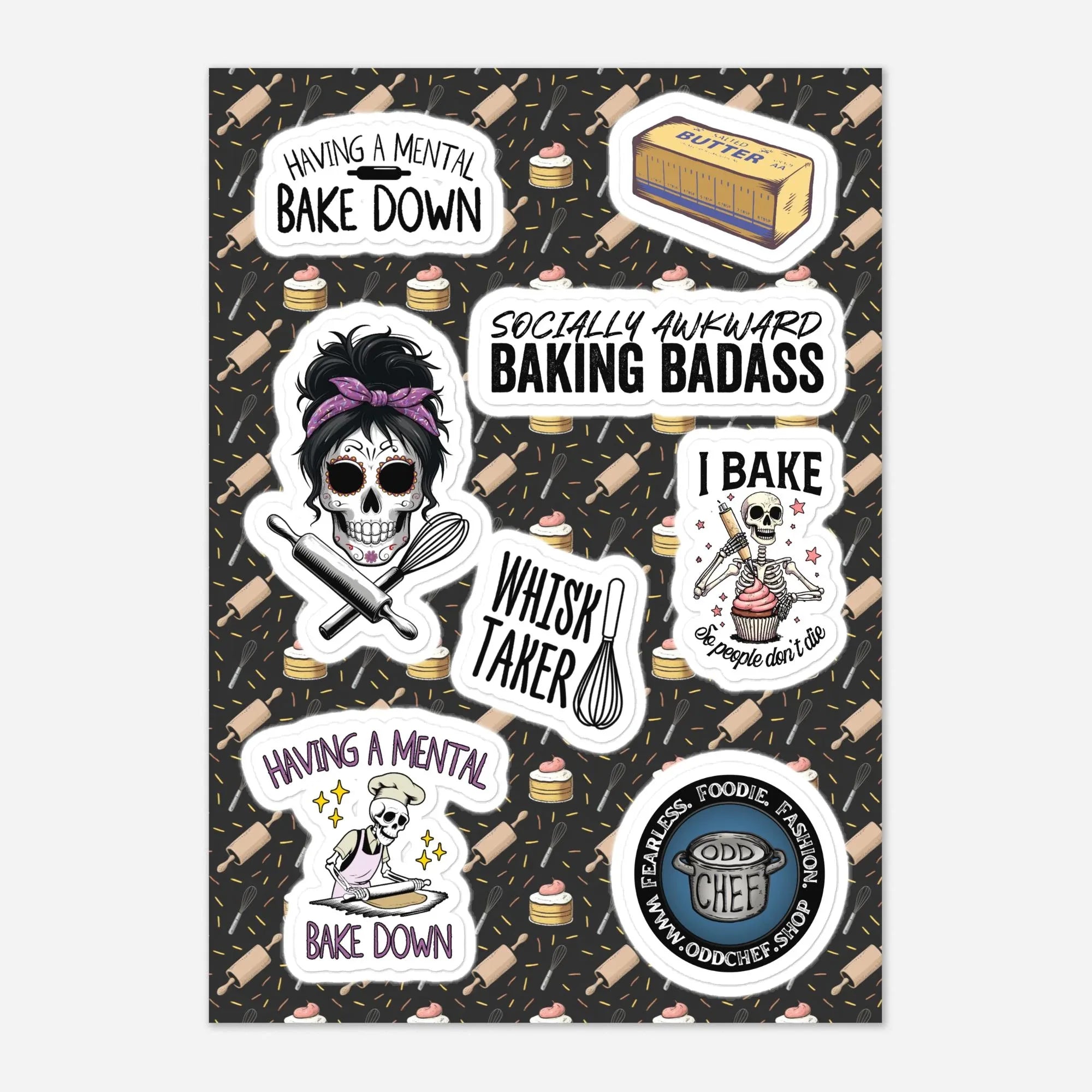Baker Sticker Sheet - Odd Chef