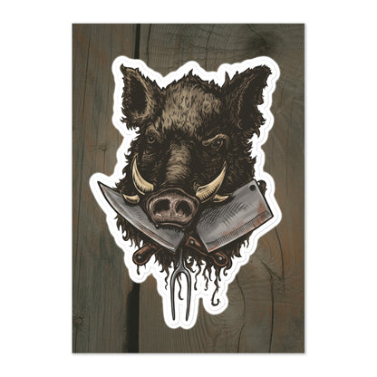 Wild Culinary Boar Sticker sheet