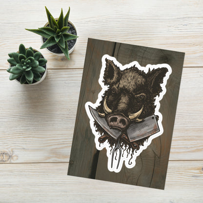 Wild Culinary Boar Sticker sheet