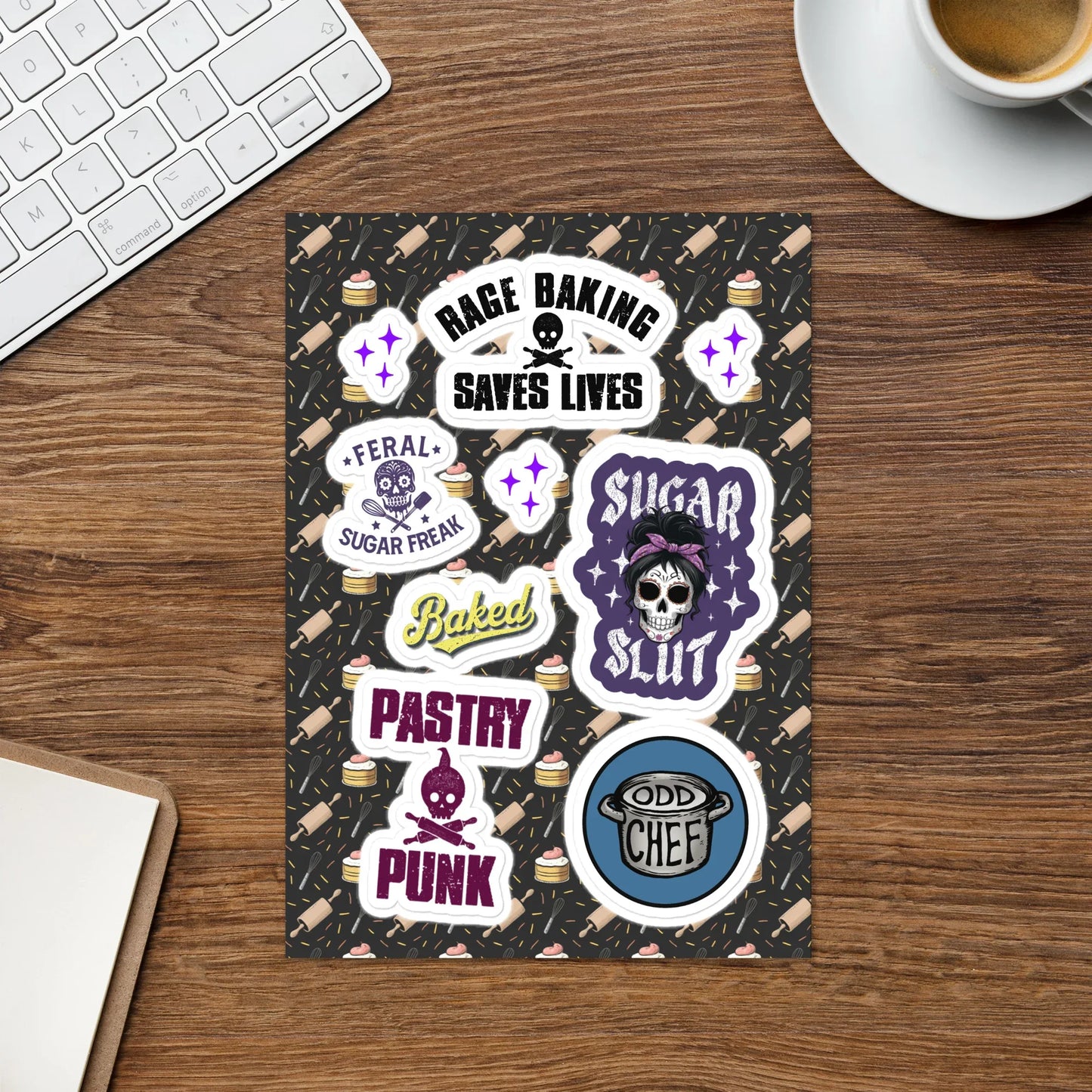 Baker Sticker Sheet 3