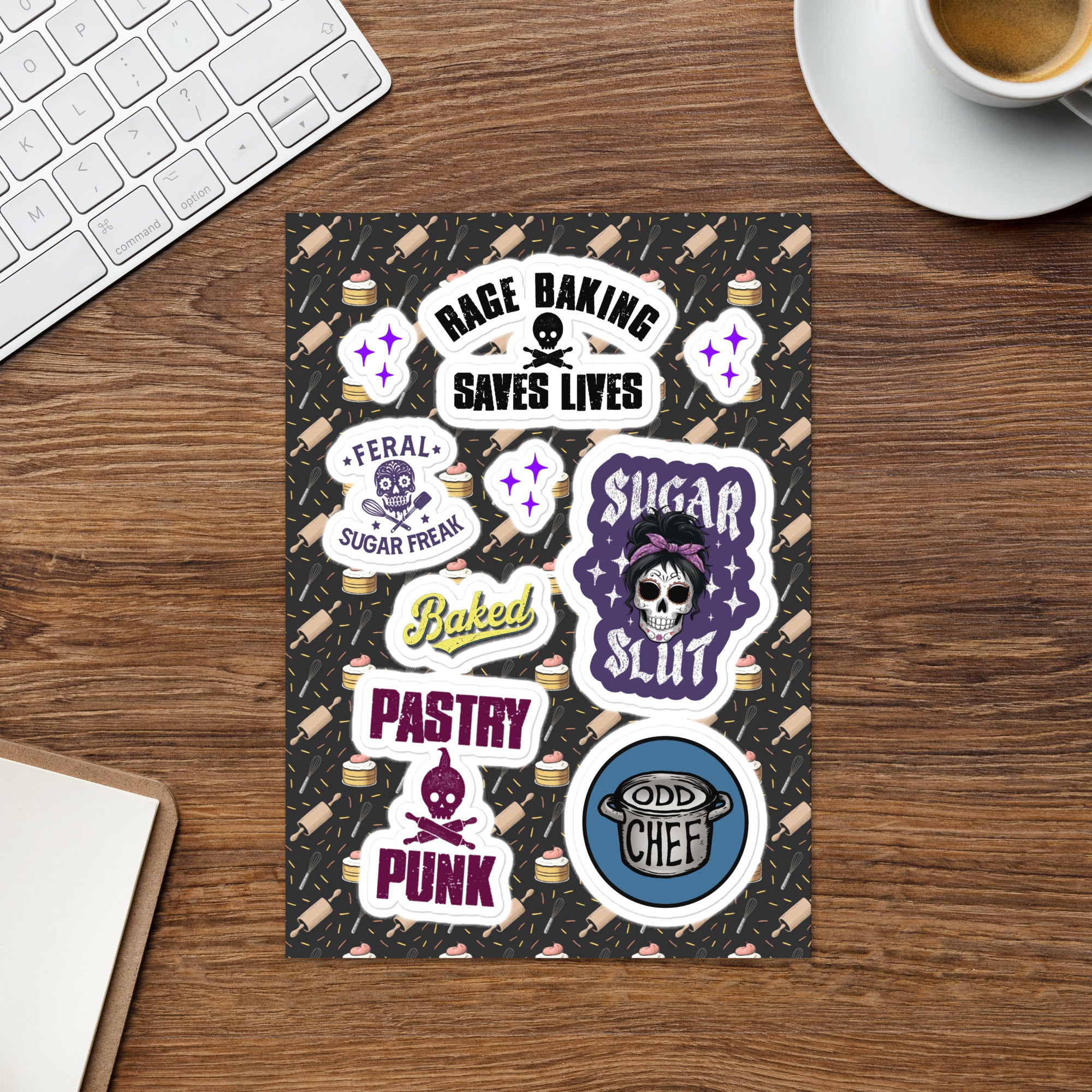 Baker Sticker Sheet 3