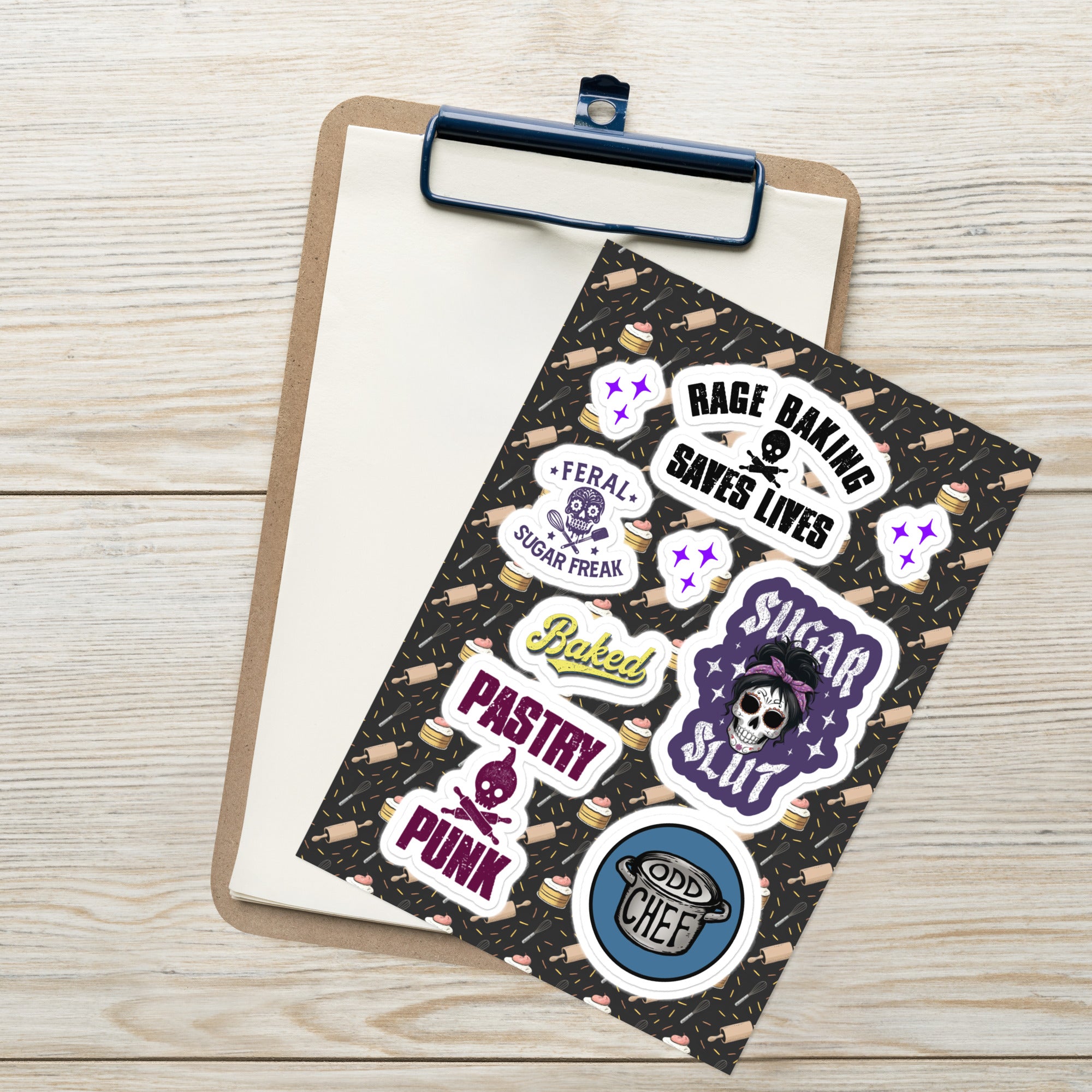 Baker Sticker Sheet 3