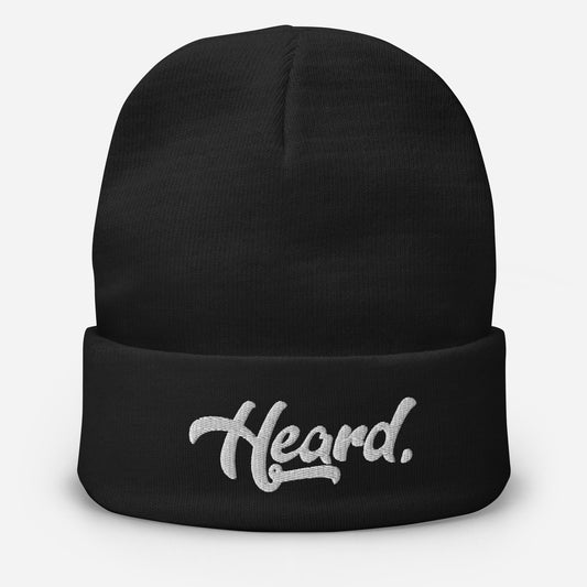 Heard. Embroidered Beanie [Embroidered]