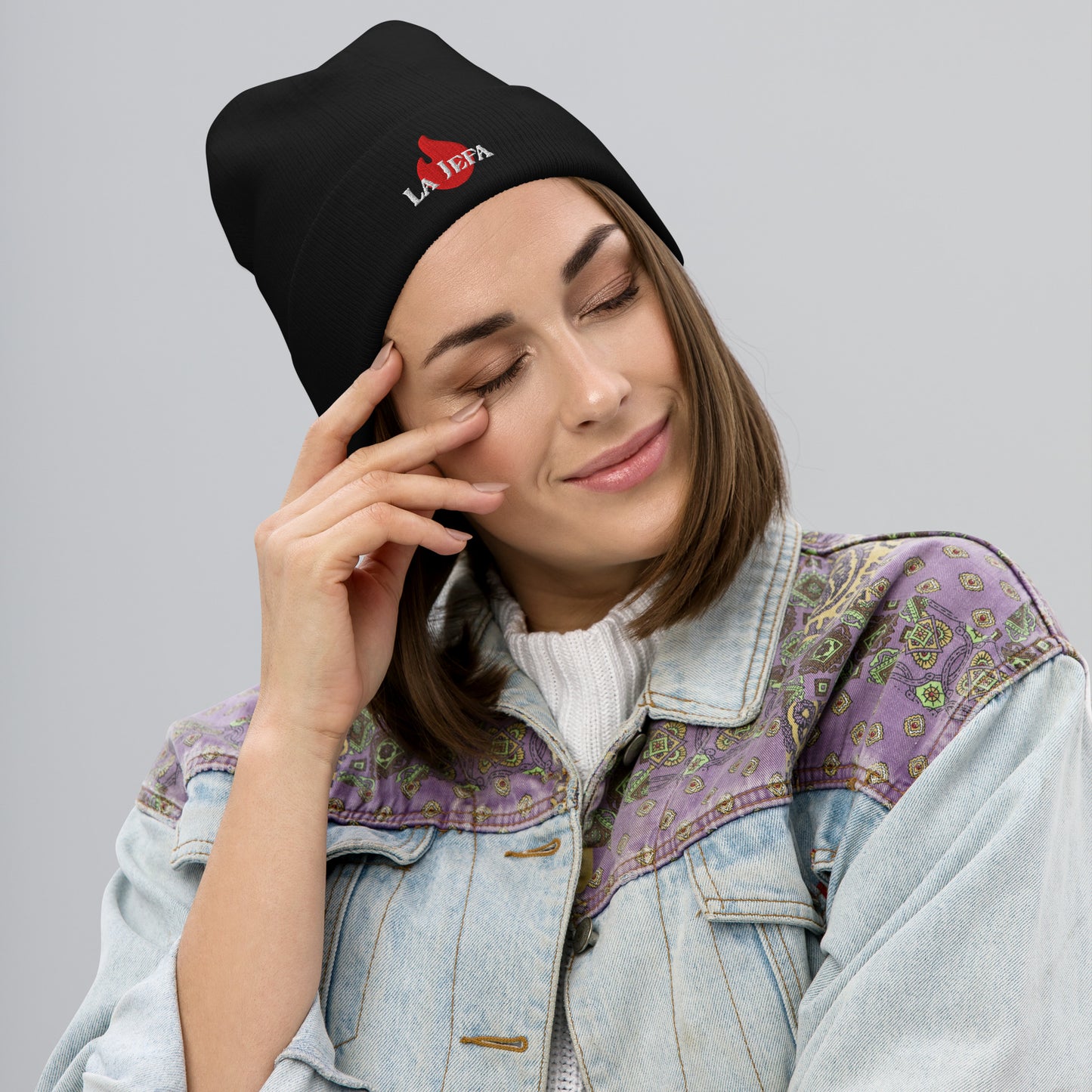 El Jefa Beanie [Embroidered]