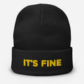 It's Fine Beanie [Embroidered] - Odd Chef