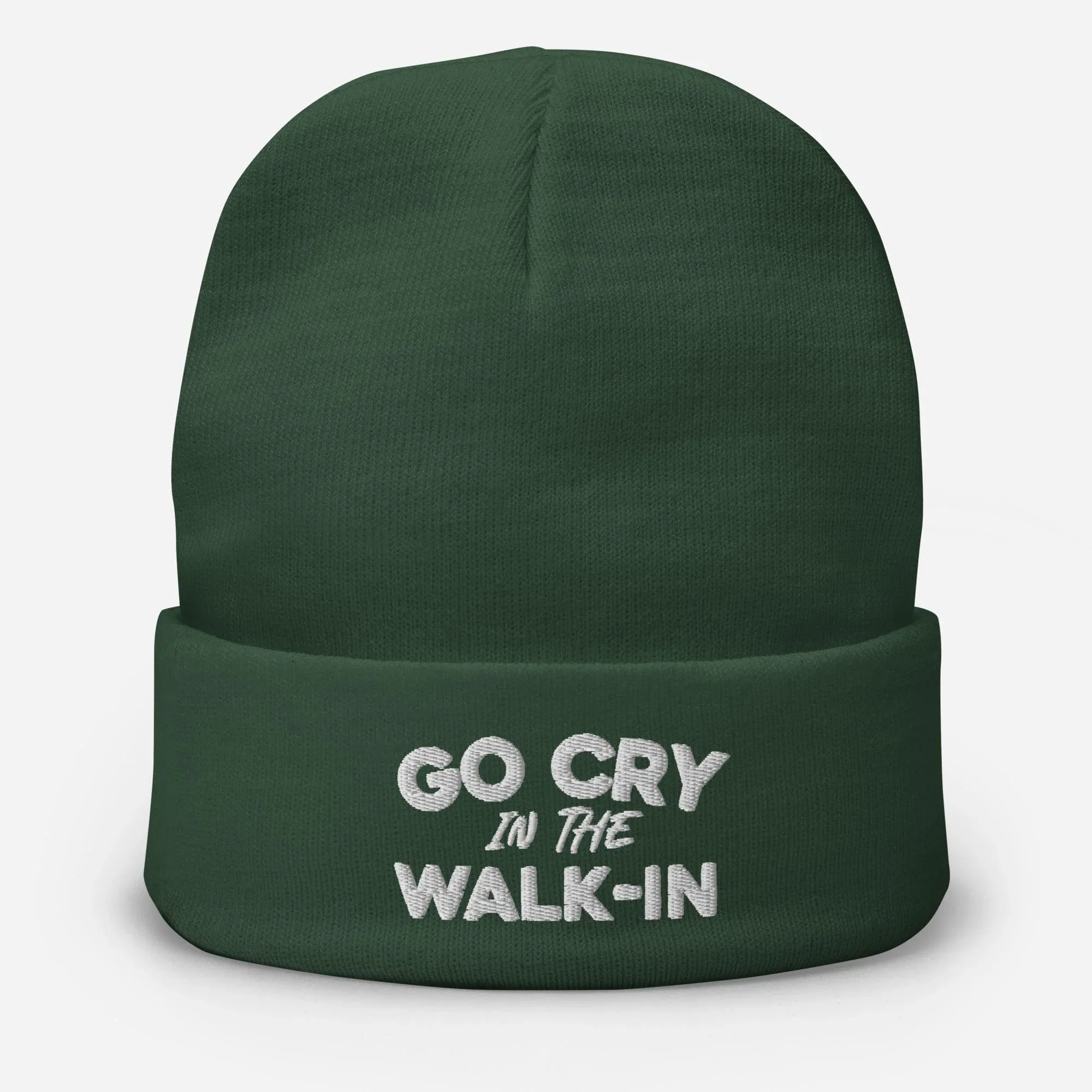 Go Cry in the Walk-in Beanie [Embroidered] - Odd Chef
