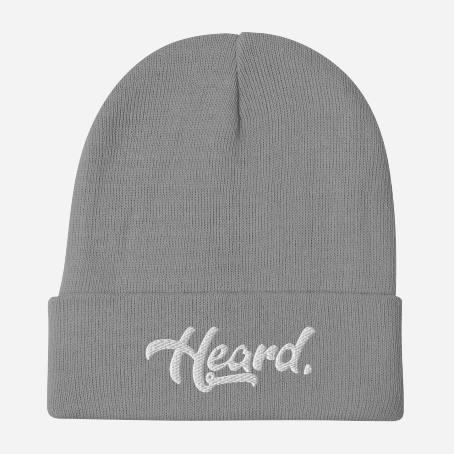 Heard. Embroidered Chef Beanie