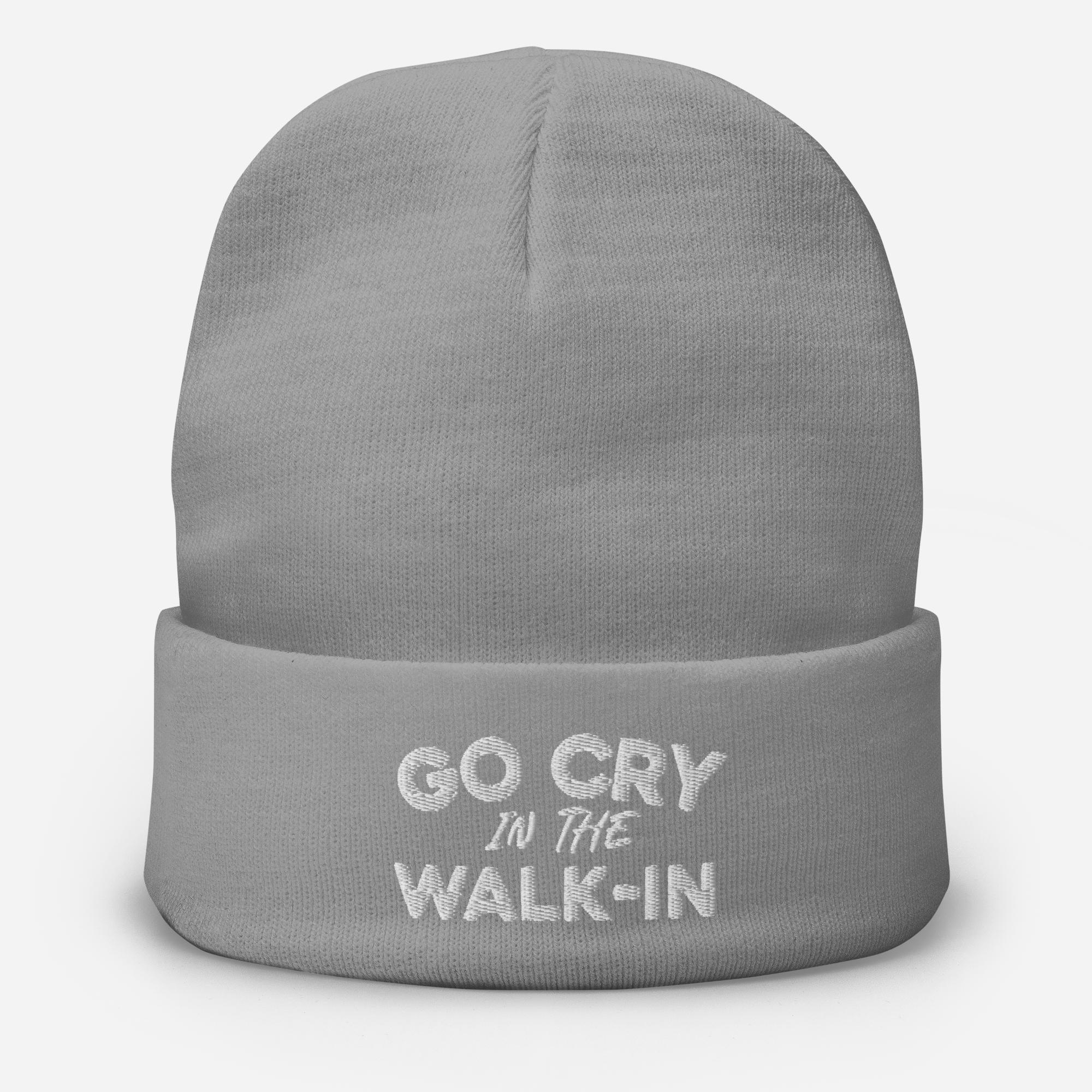 Go Cry in the Walk-in Beanie [Embroidered] - Odd Chef