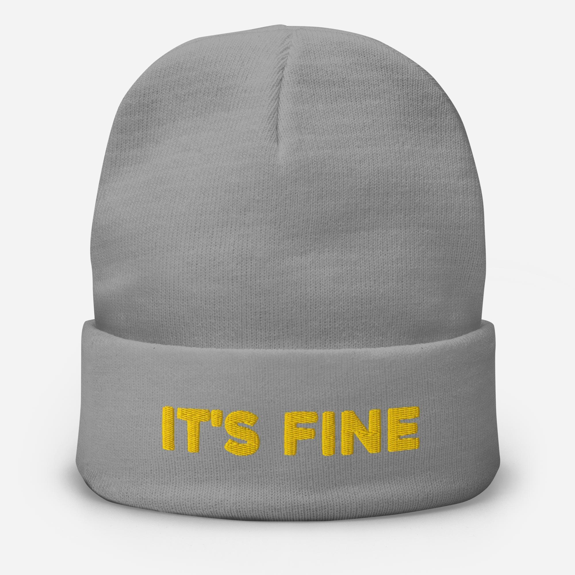 It's Fine Beanie [Embroidered] - Odd Chef