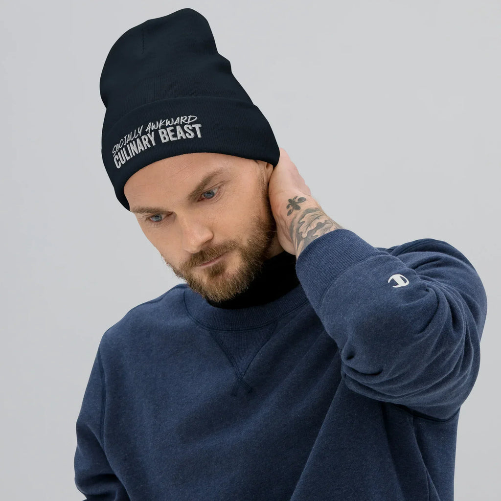 Socially Awkward Beanie [Embroidered] - Odd Chef