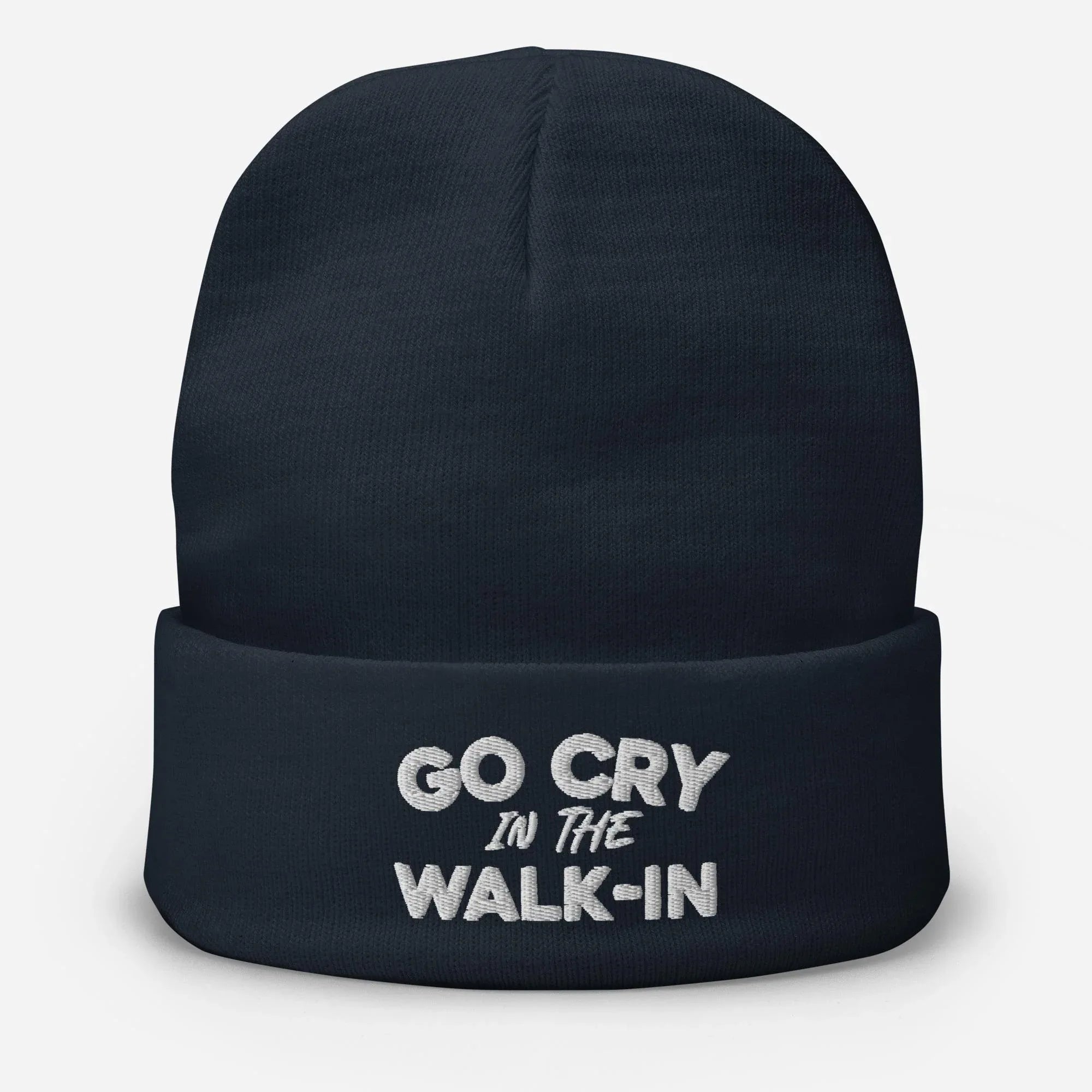 Go Cry in the Walk-in Beanie [Embroidered] - Odd Chef
