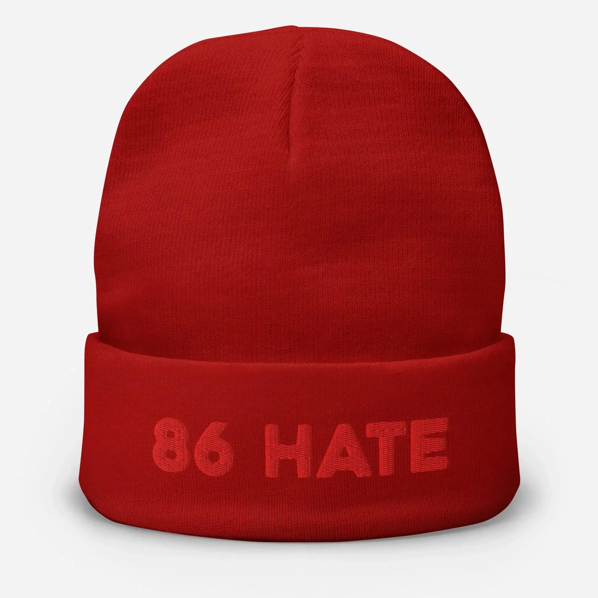 86 Hate Beanie [Embroidered] - Odd Chef