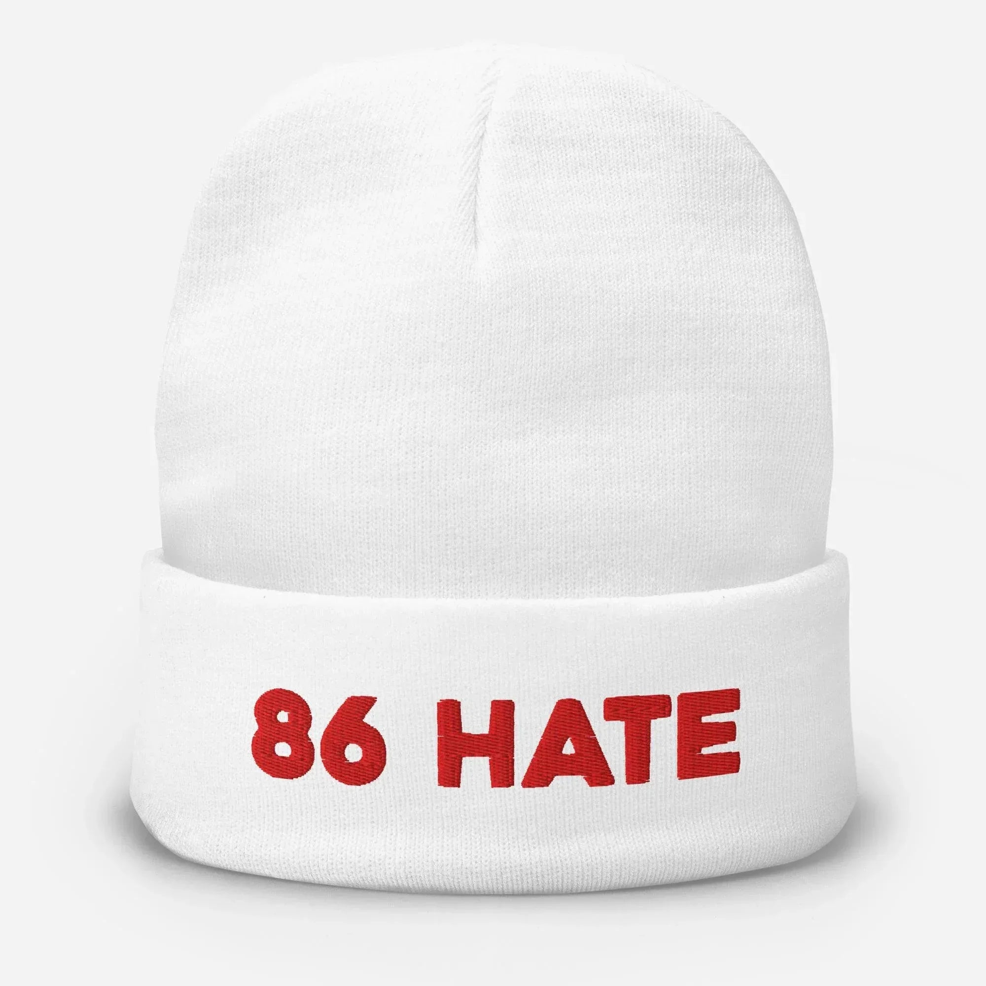 86 Hate Beanie [Embroidered] - Odd Chef