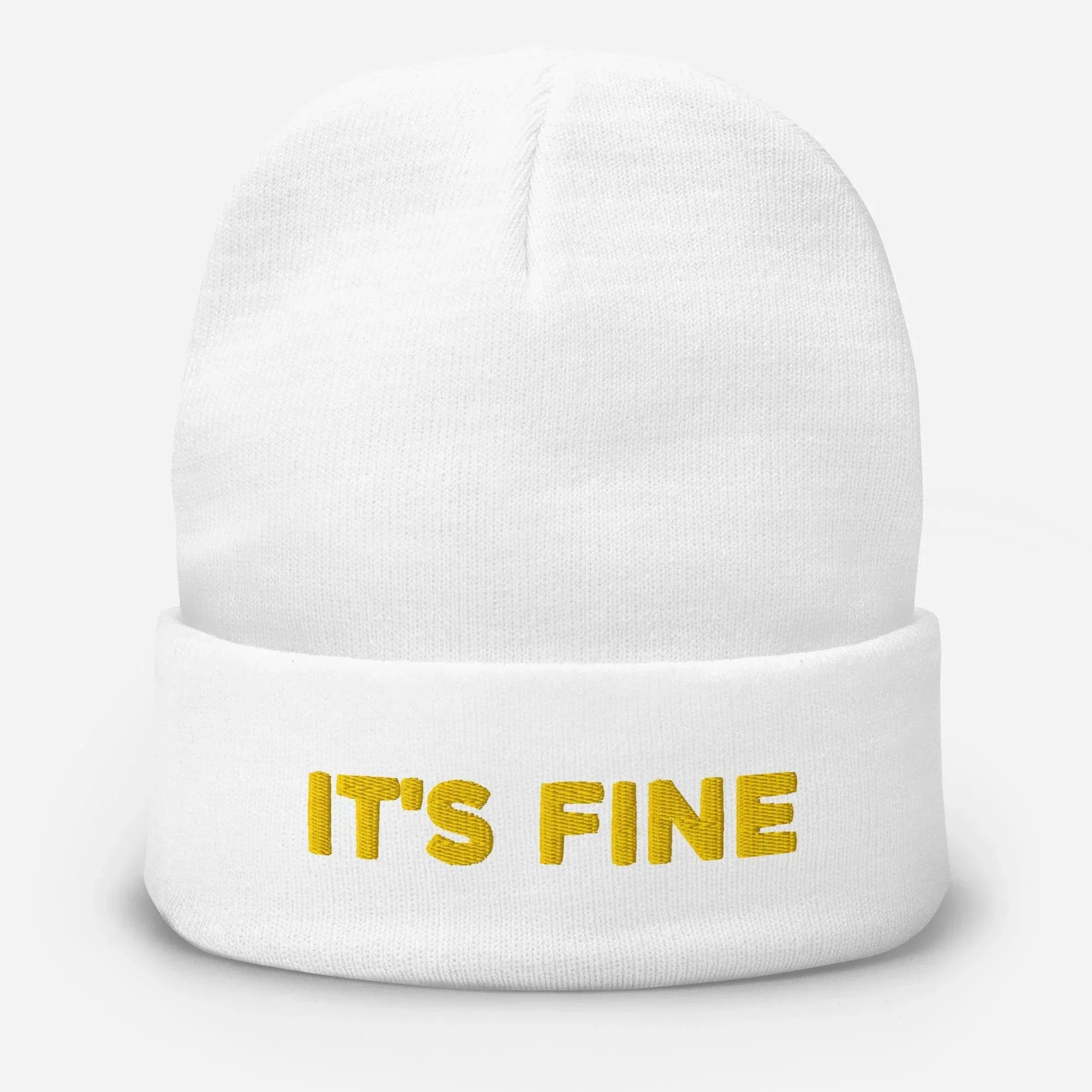 It's Fine Beanie [Embroidered] - Odd Chef