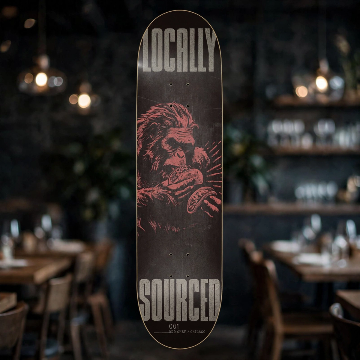 Bigfoot Taco Skateboard Deck