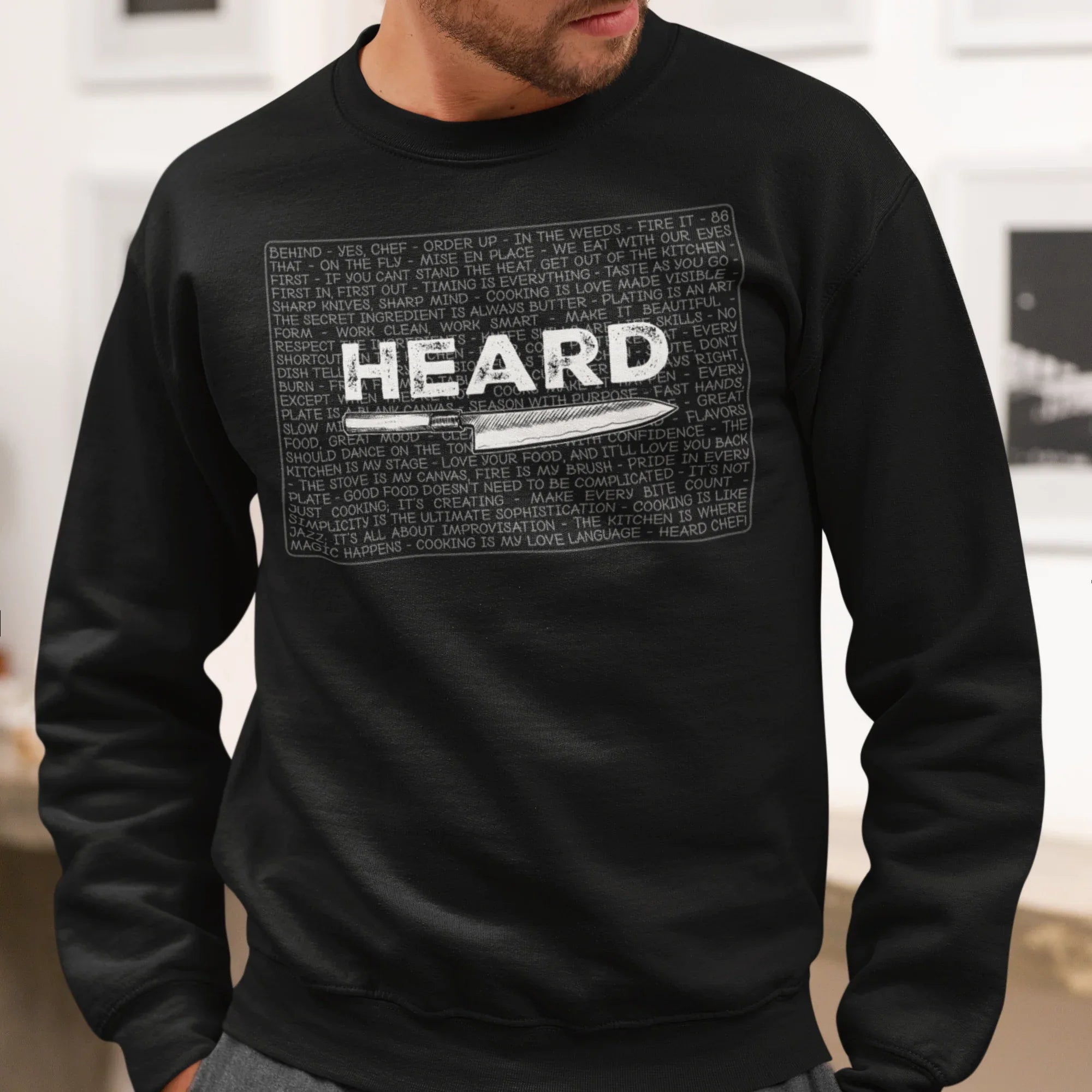 Heard Kitchen Phrase Unisex Sweatshirt - Odd Chef