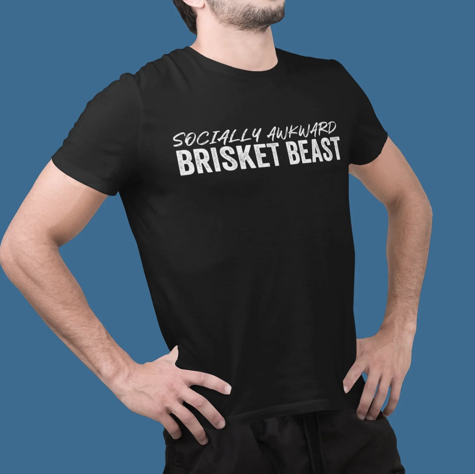 Socially Awkward Brisket Beast Unisex Tee - Odd Chef