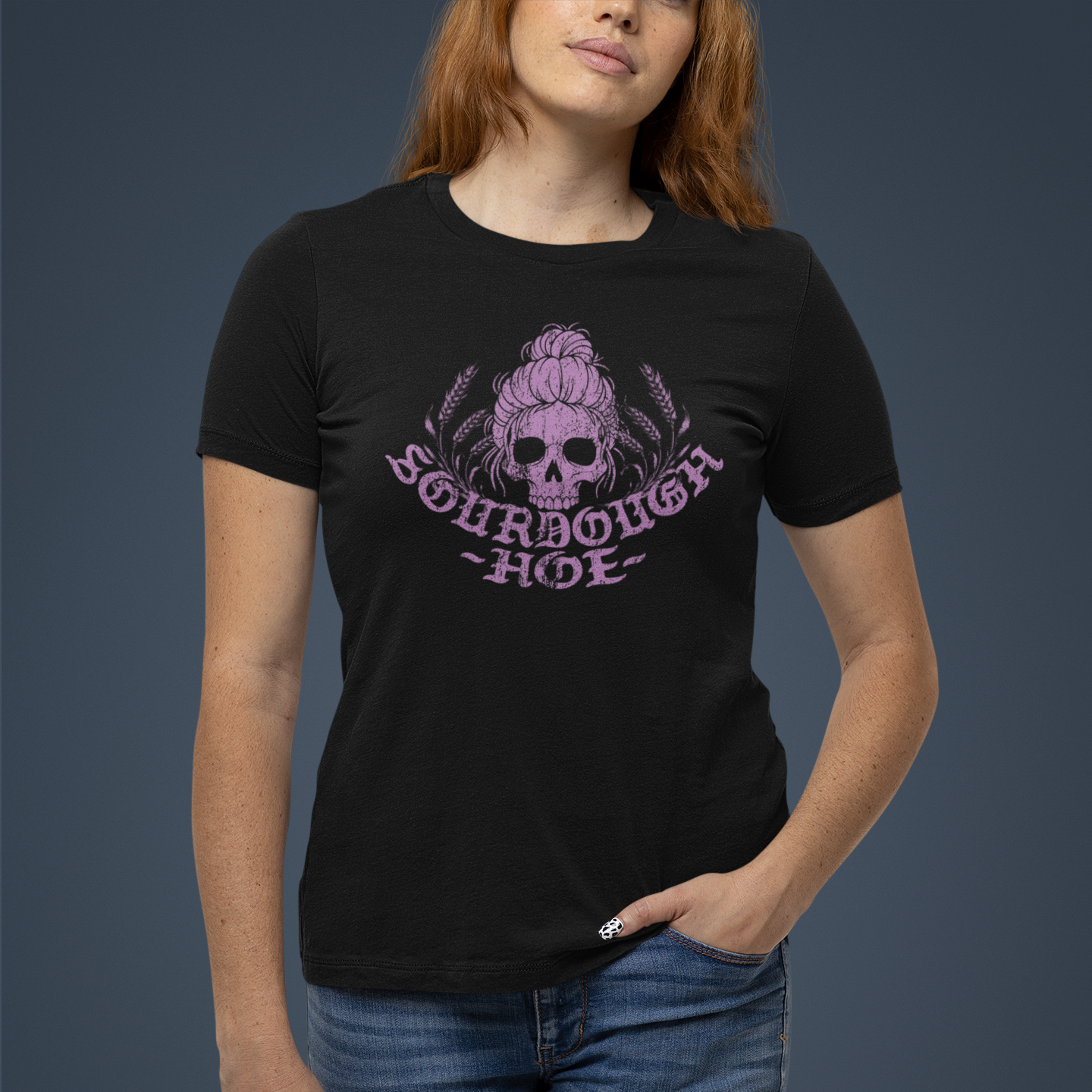 Sourdough Hoe Skull Women's Relaxed Tee