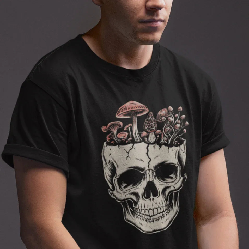 Mushroom Skull Unisex Tee - Odd Chef