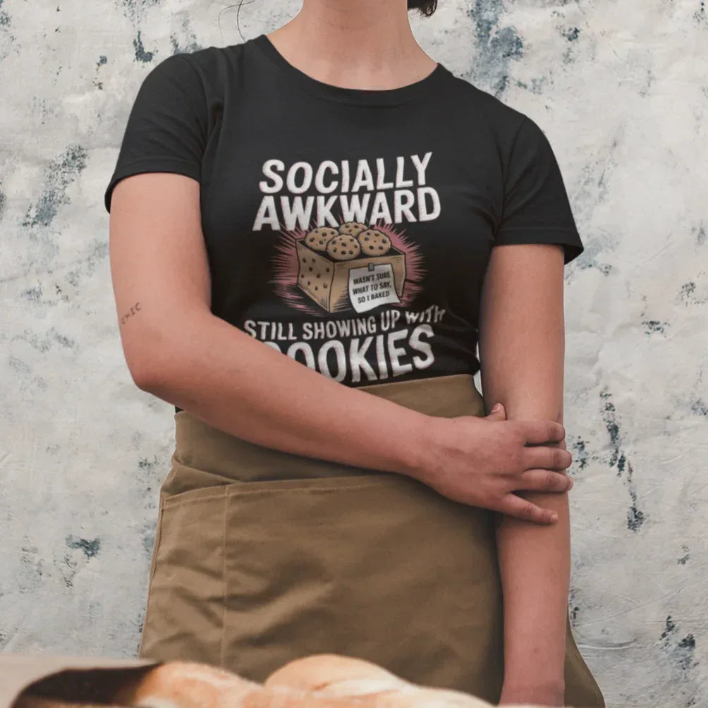 Showing up with Cookies Women's Relaxed Tee - Odd Chef
