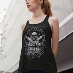 Flour Dusted & Feral Women’s Fitted Racerback Tank Top