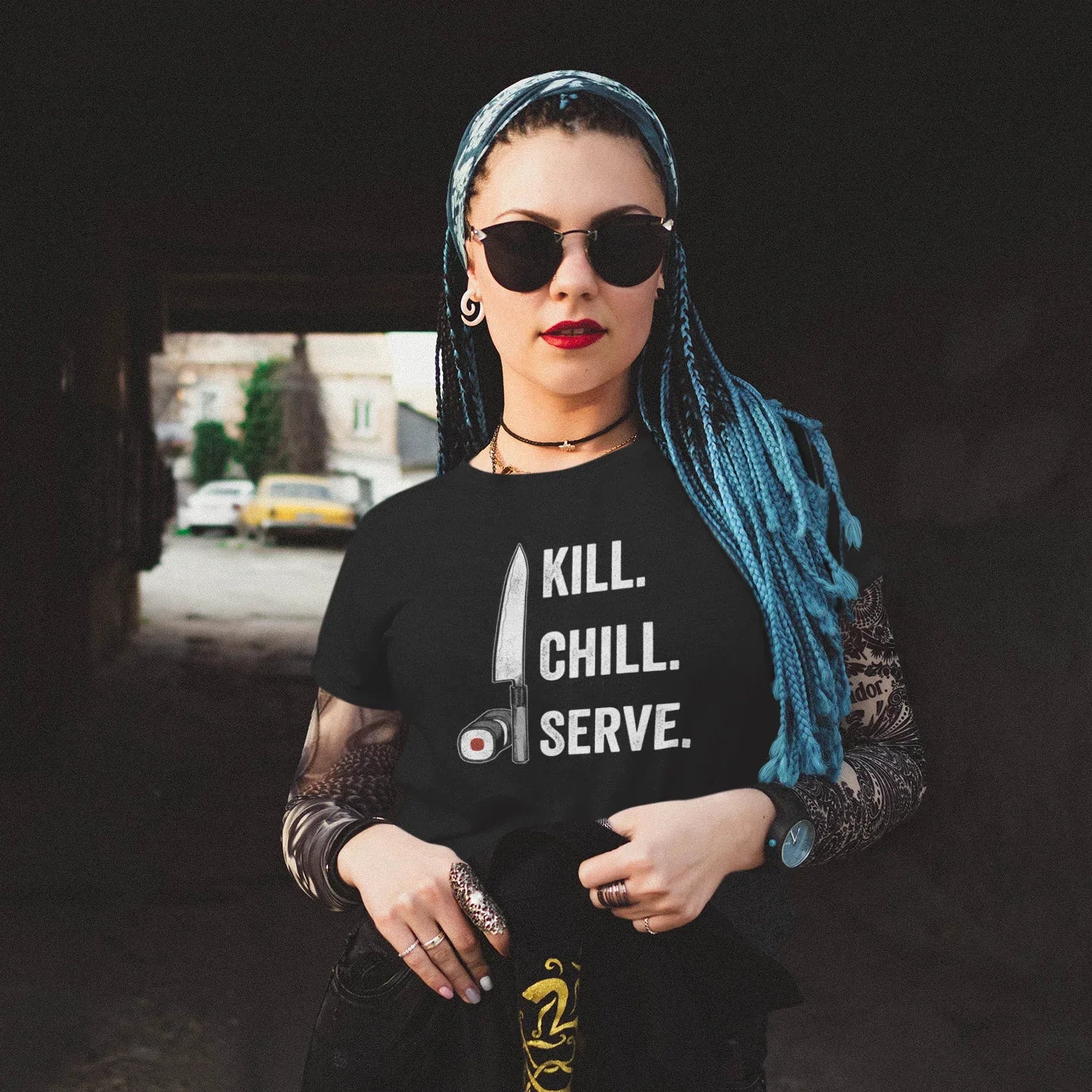 Kill Chill Serve Unisex Tee - Odd Chef