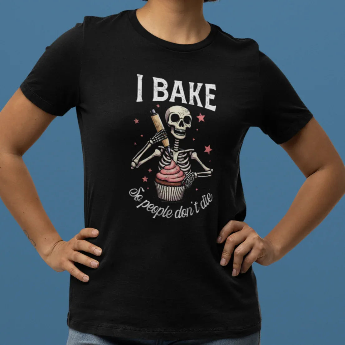 I Bake So People Don't Die Women's Relaxed Tee - Odd Chef