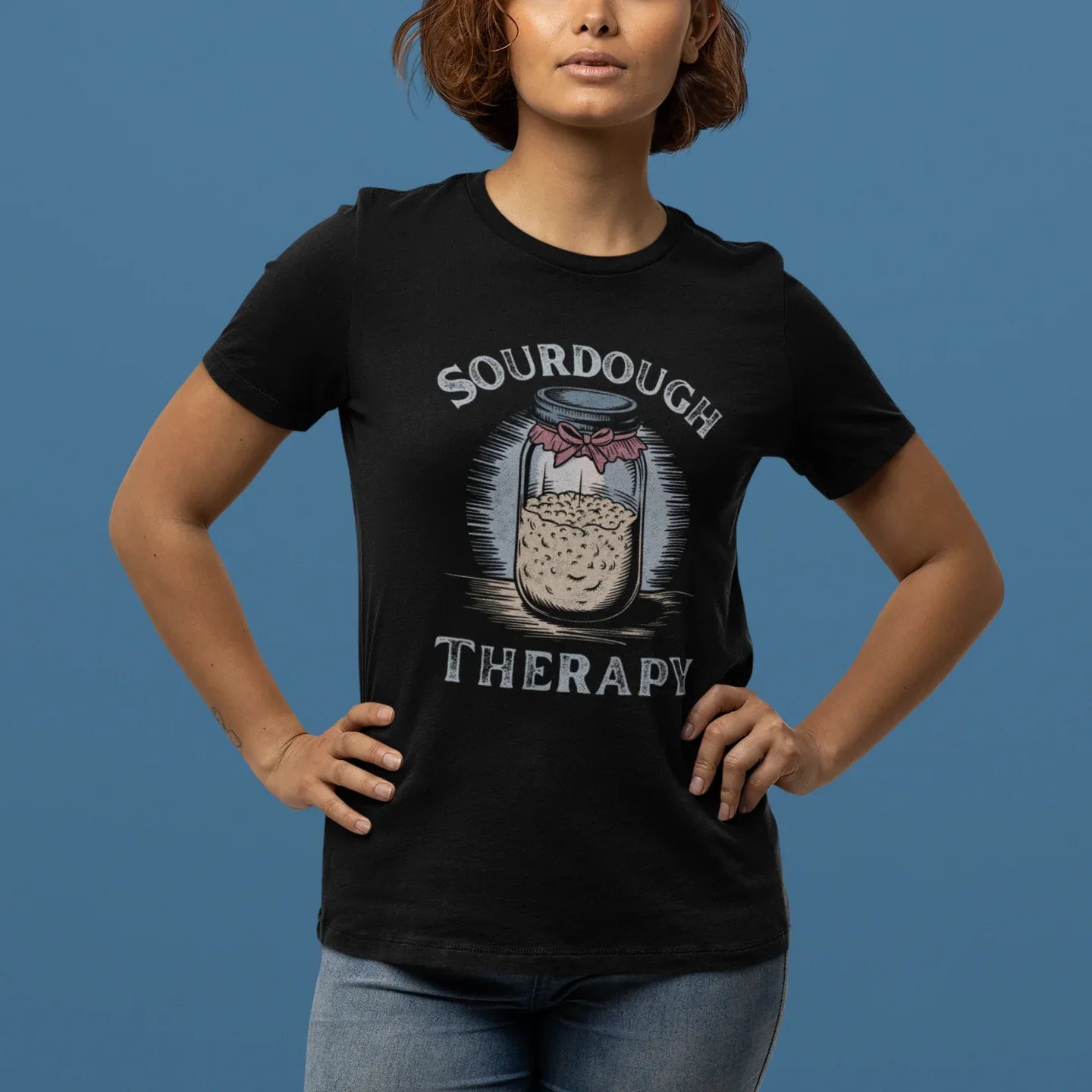 Sourdough Therapy Women's Relaxed Tee - Odd Chef