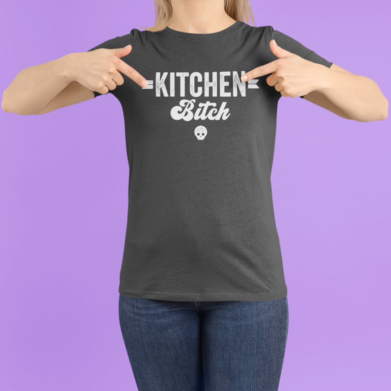 Kitchen Bitch Shirt Funny Chef Short-Sleeve Unisex T-Shirt