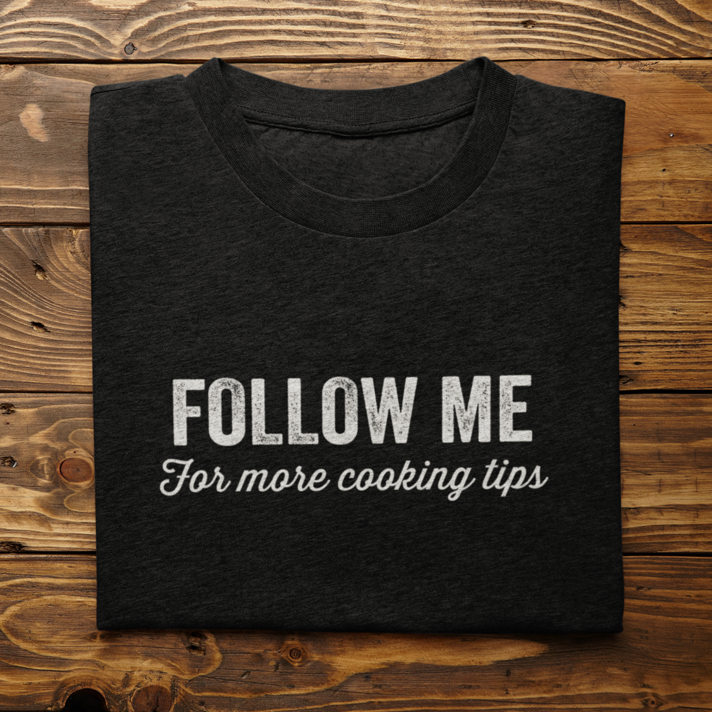 Follow Me for More Cooking Tips Short-Sleeve Unisex T-Shirt