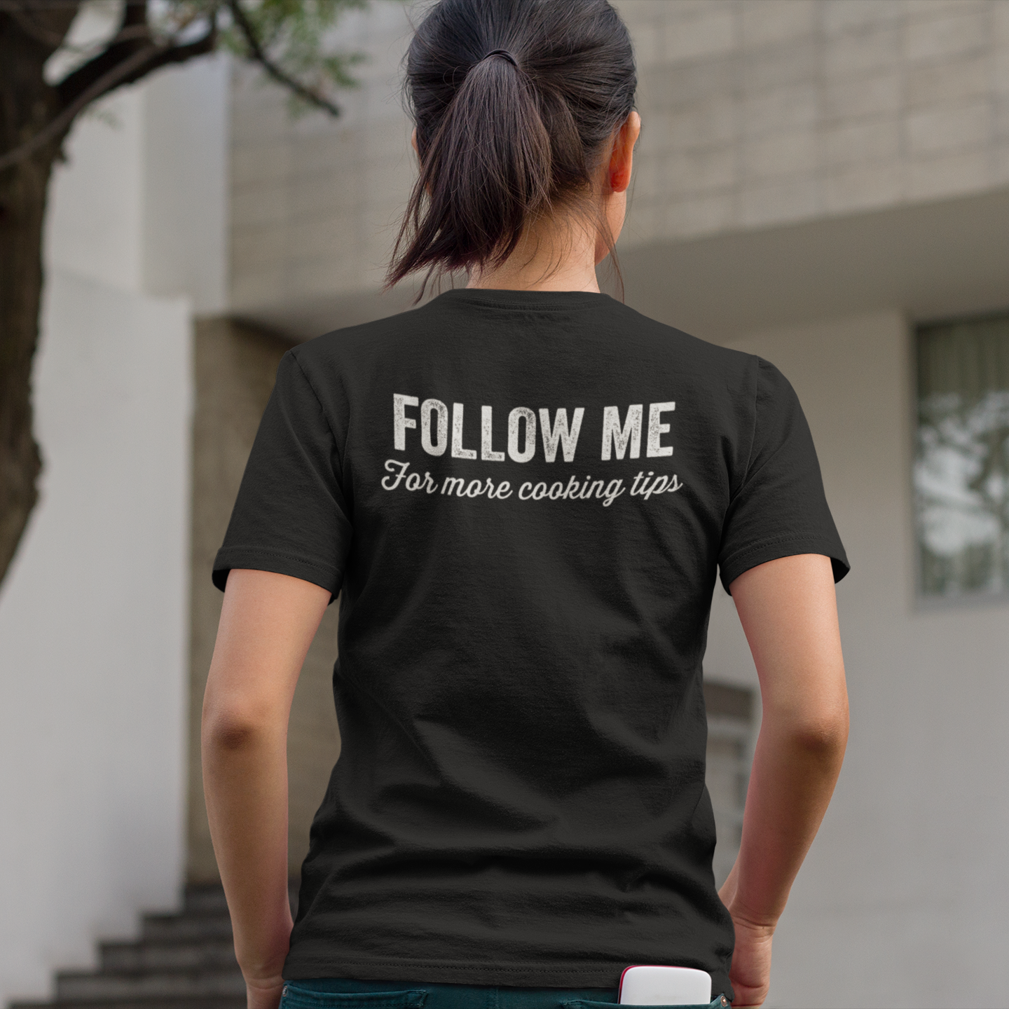 BACK PRINT Follow Me Unisex Tee