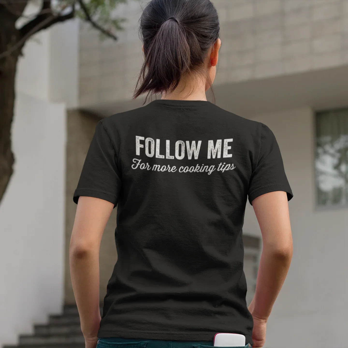 BACK PRINT Follow Me Unisex Tee - Odd Chef