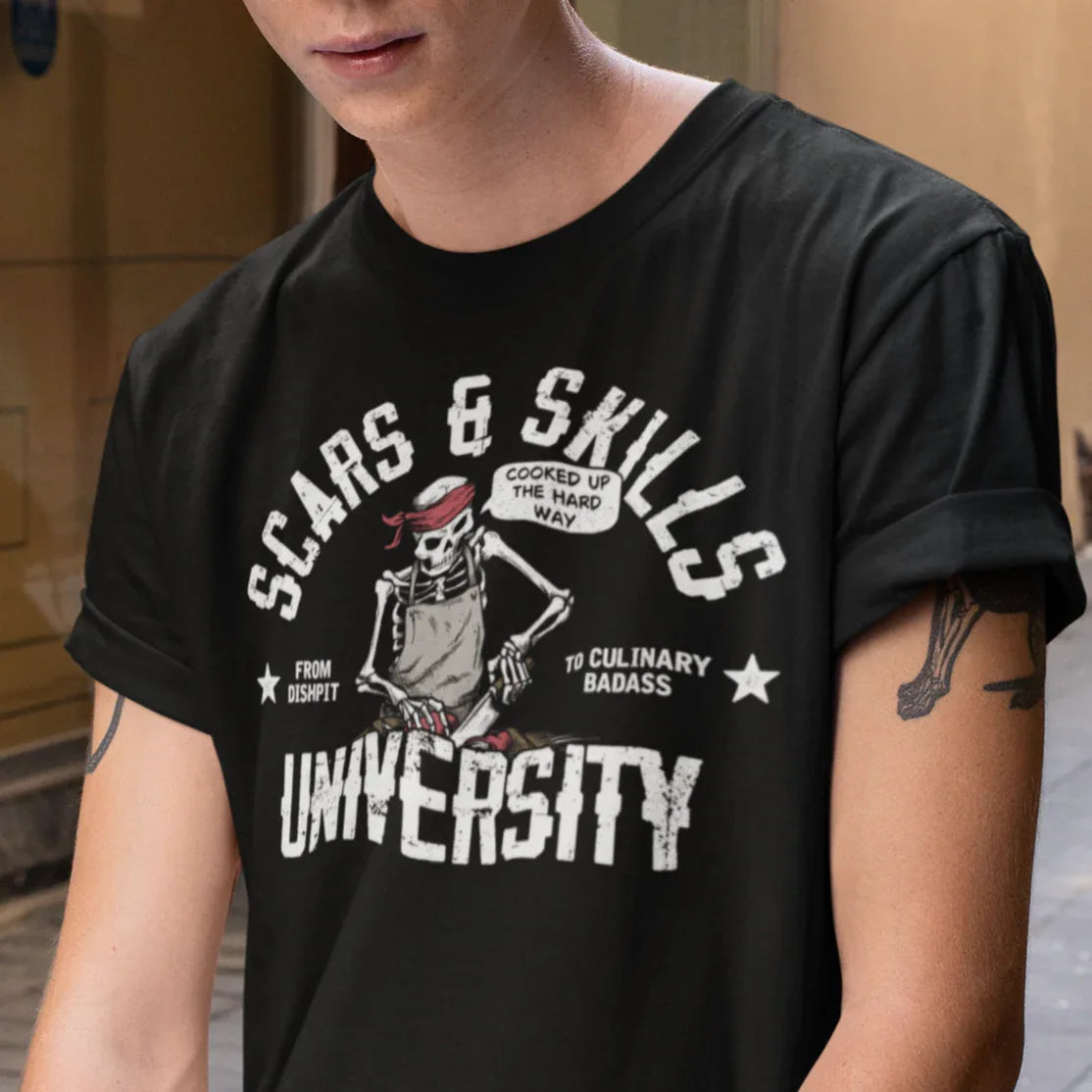 Scars & Skills University Unisex Tee - Odd Chef