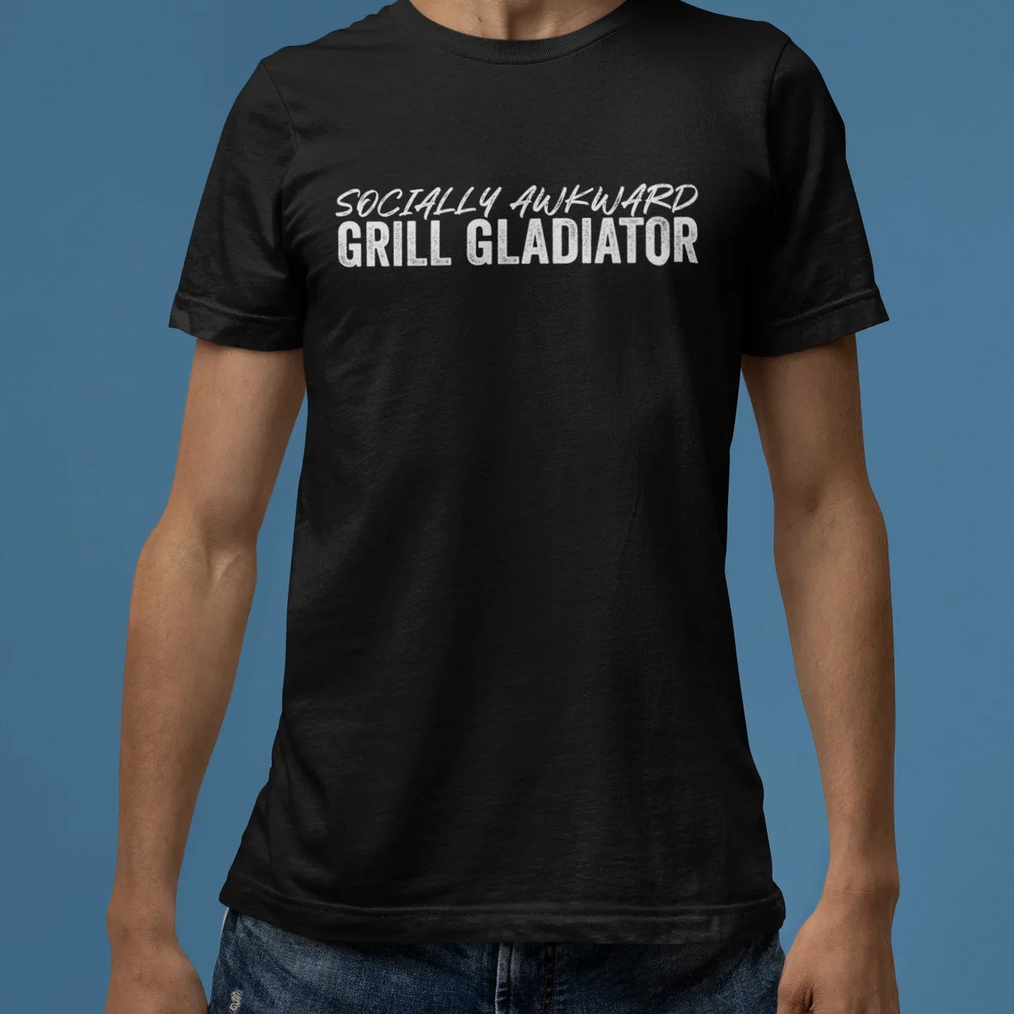 Socially Awkward Grill Gladiator Unisex Tee - Odd Chef