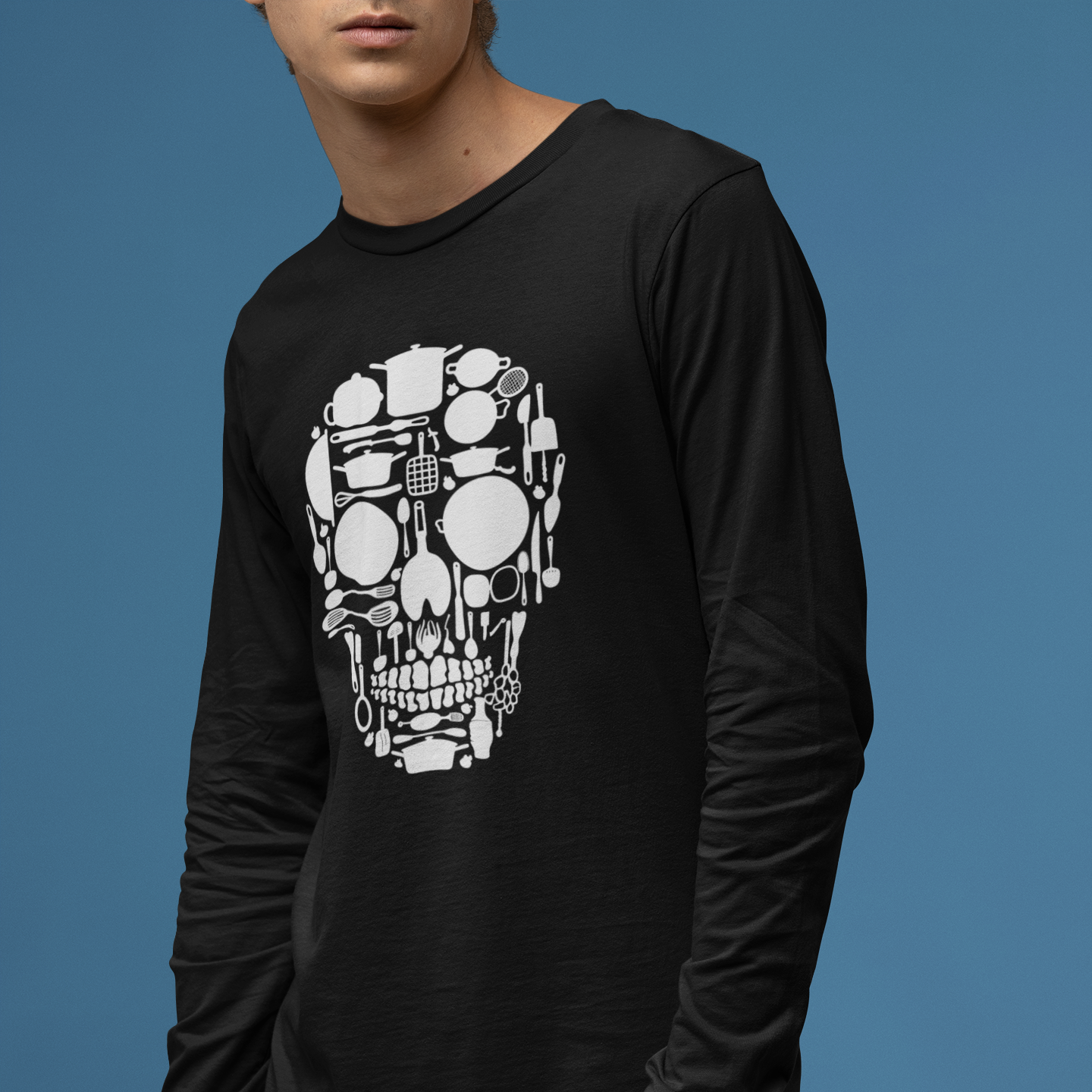 Skull Kitchen Unisex Long Sleeve Tee