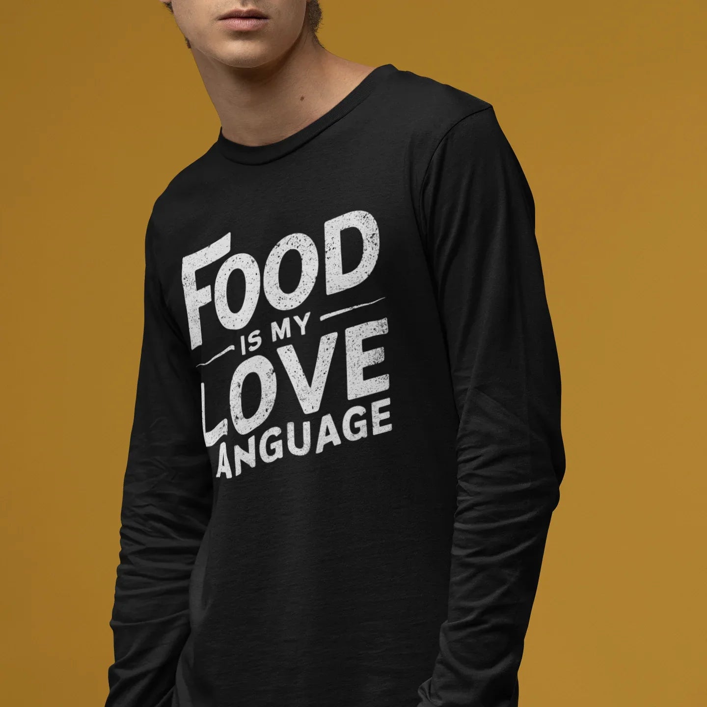 Food Is My Love Language Unisex Long Sleeve Tee - Odd Chef