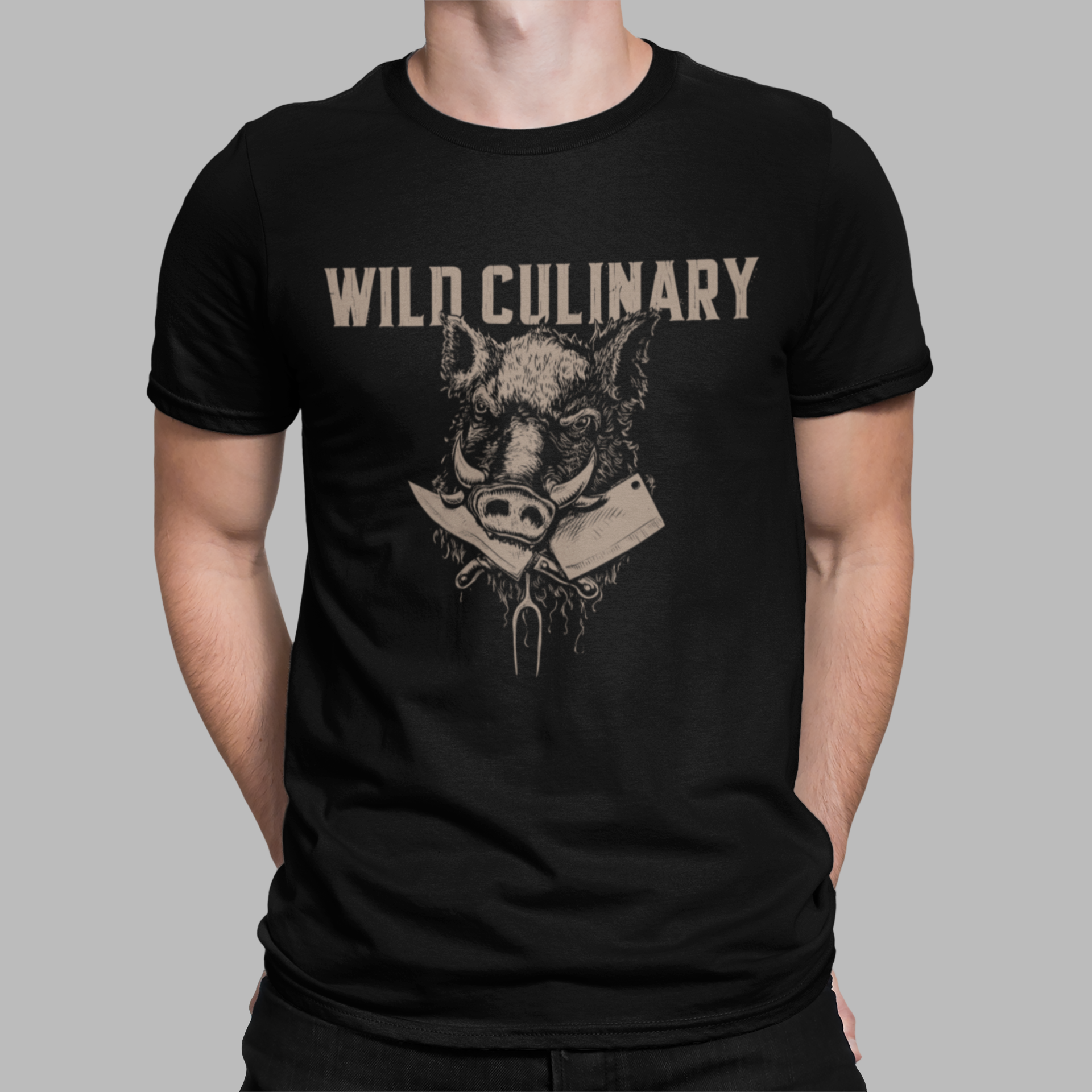 Wild Culinary Boar Unisex Tee