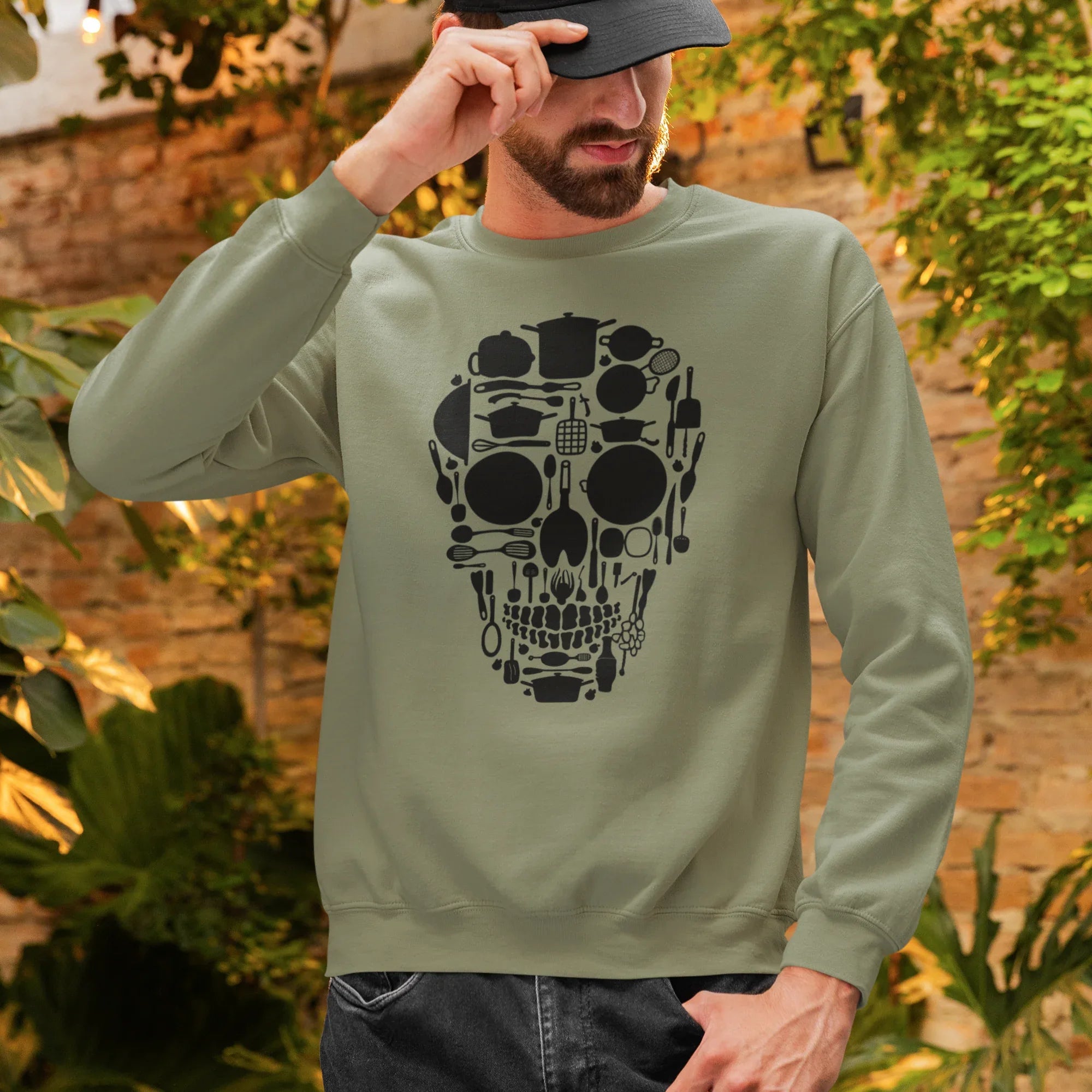 Skull Kitchen Unisex Sweatshirt - Odd Chef