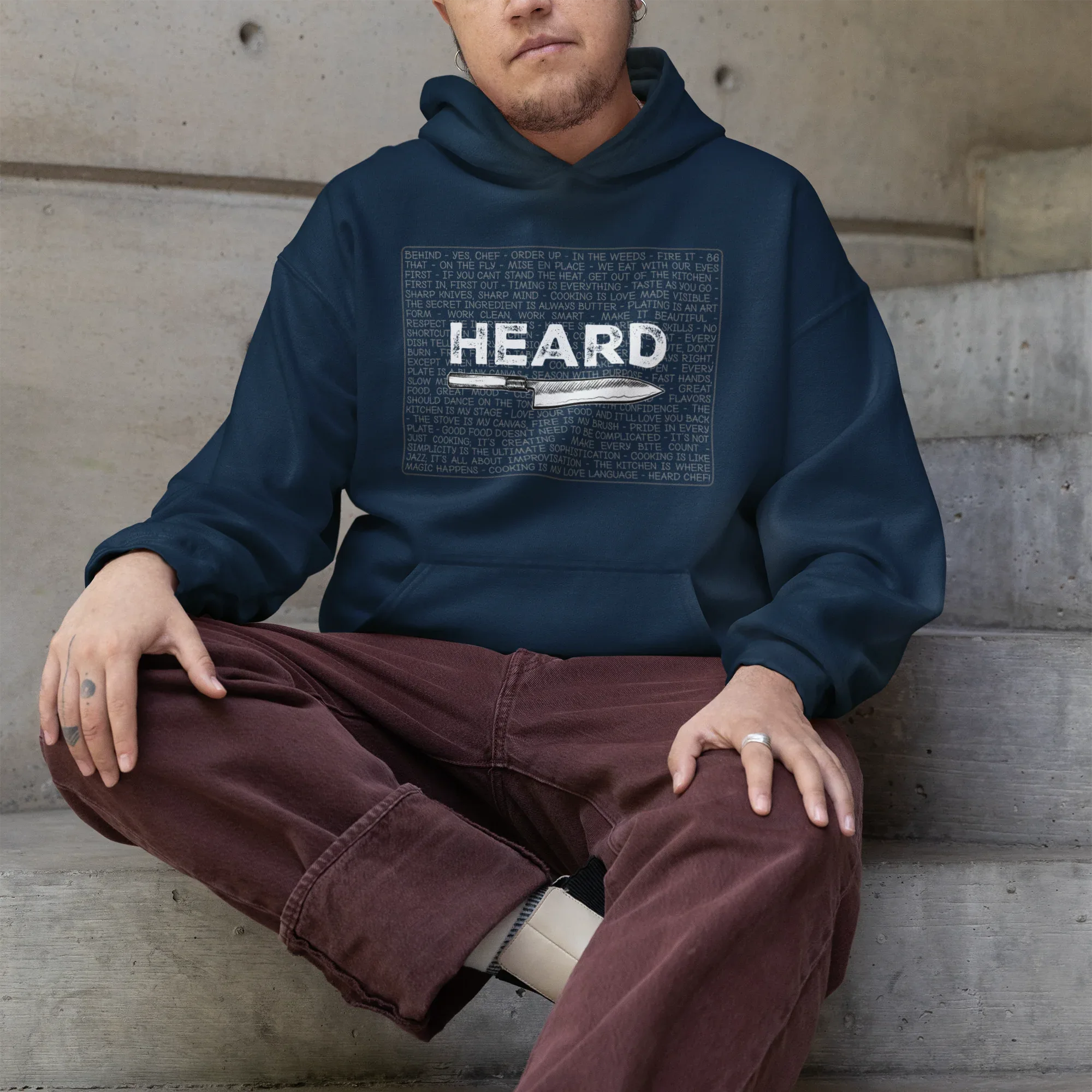 Heard Kitchen Phrase Unisex Hoodie - Odd Chef