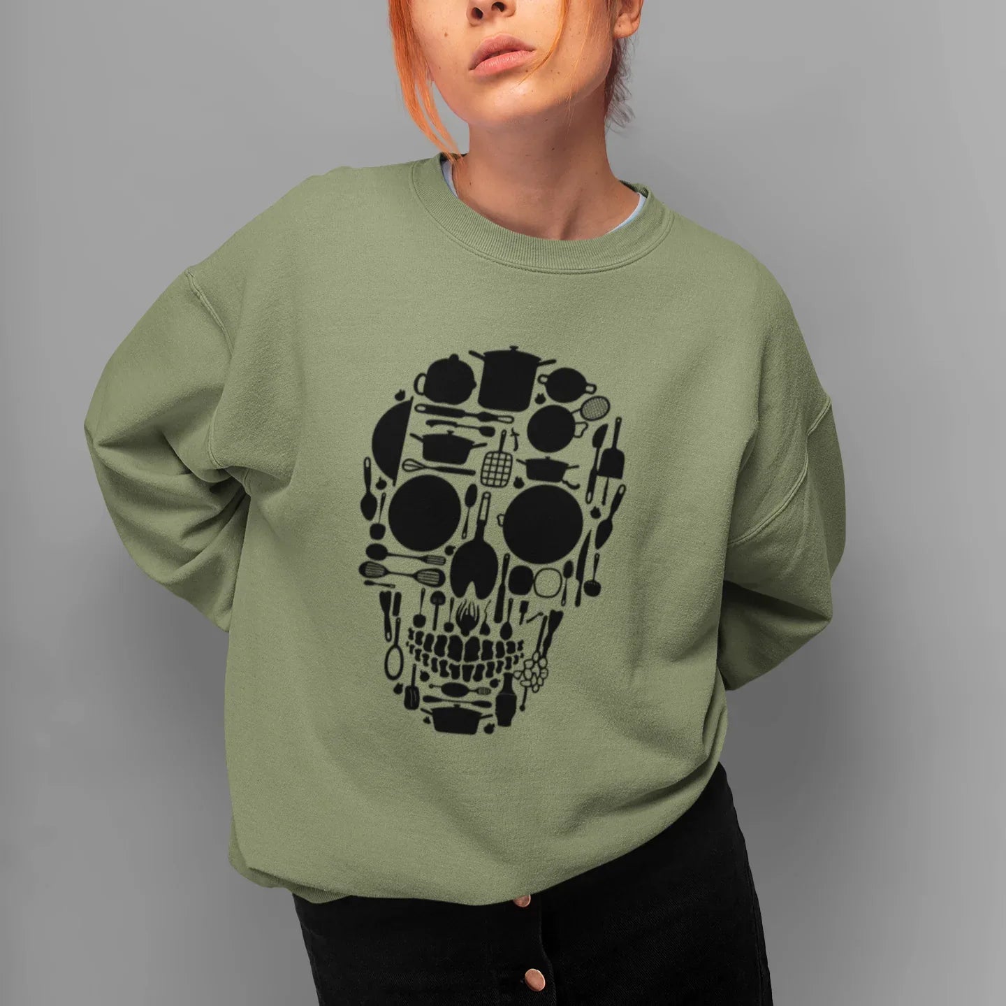 Skull Kitchen Unisex Sweatshirt - Odd Chef