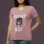 Sugar Slut Women’s Relaxed V-neck Tee - Odd Chef