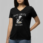 Mental Bake Down Women’s Relaxed V-neck Tee - Odd Chef