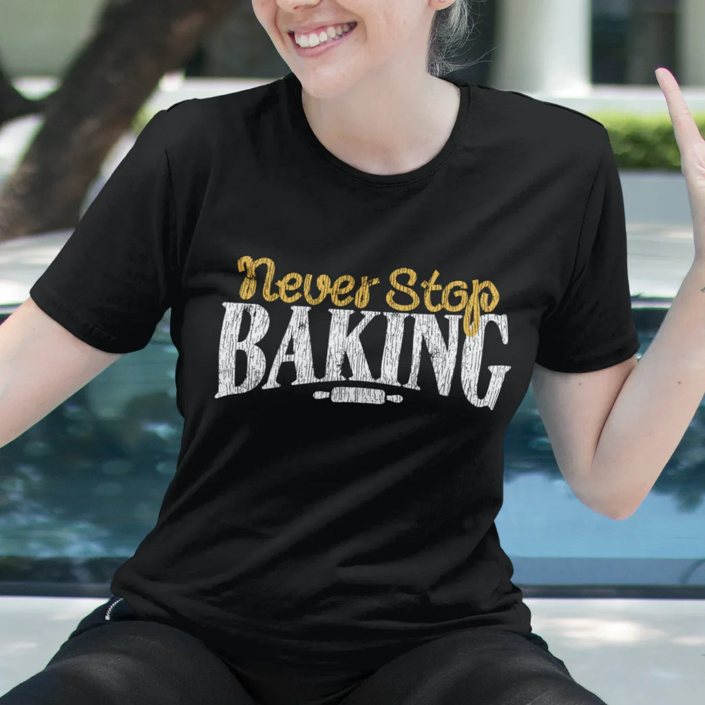 Never Stop Baking Unisex Tee - Odd Chef