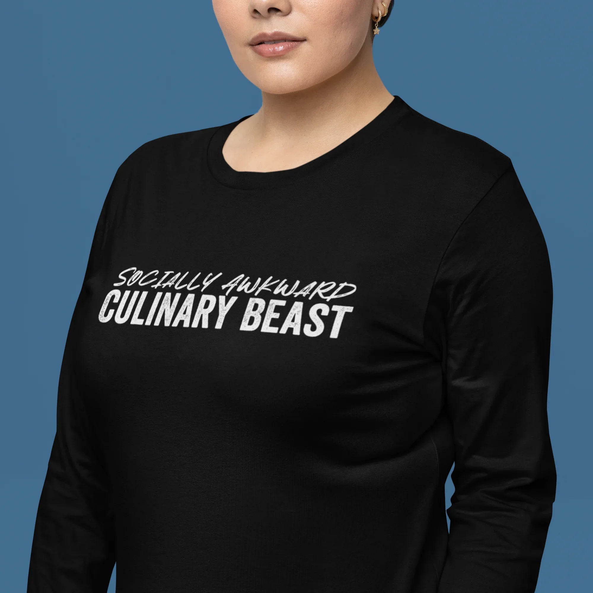 Socially Awkward Culinary Beast Unisex Long Sleeve Tee - Odd Chef